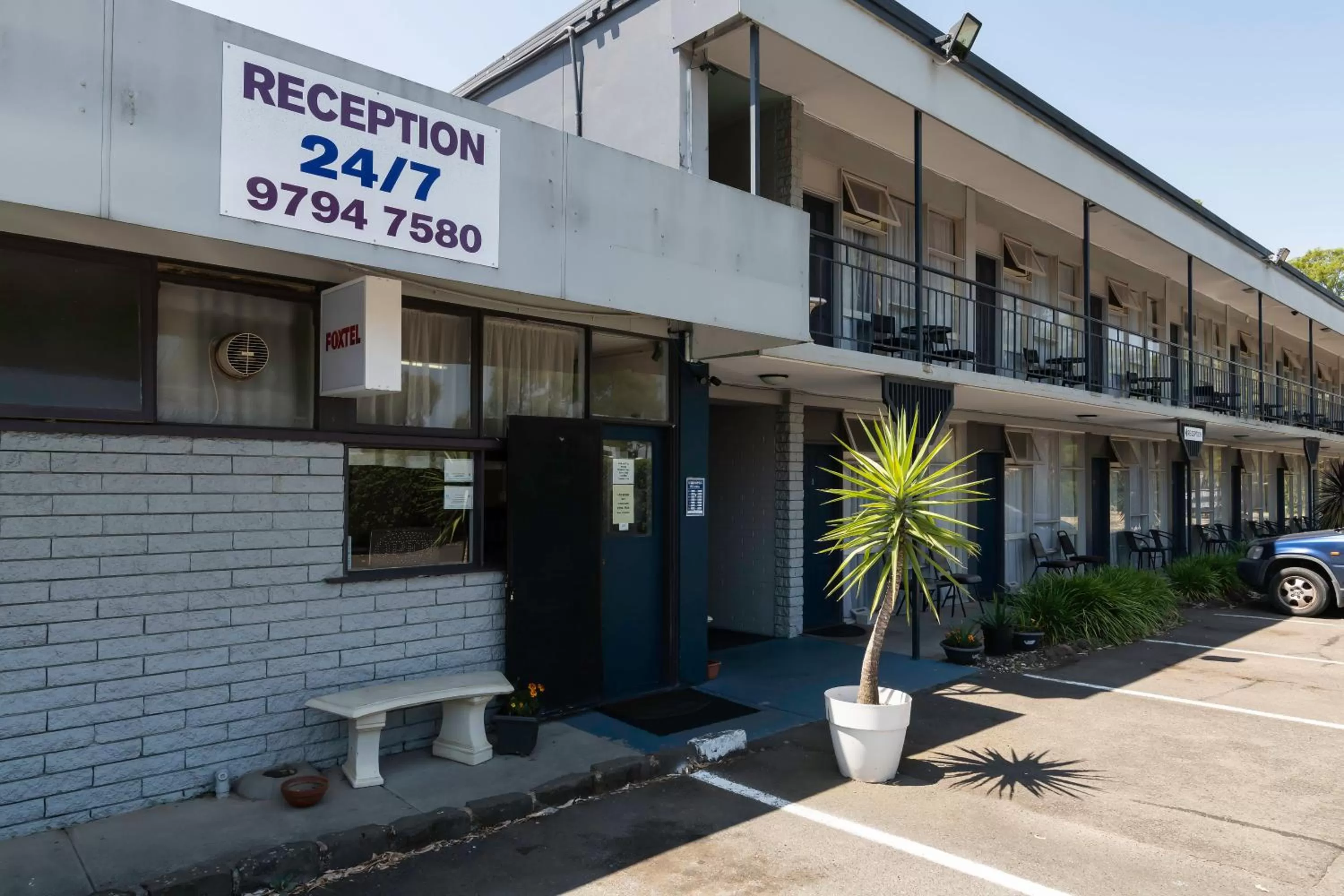 Facade/entrance in The Prince Mark Motel