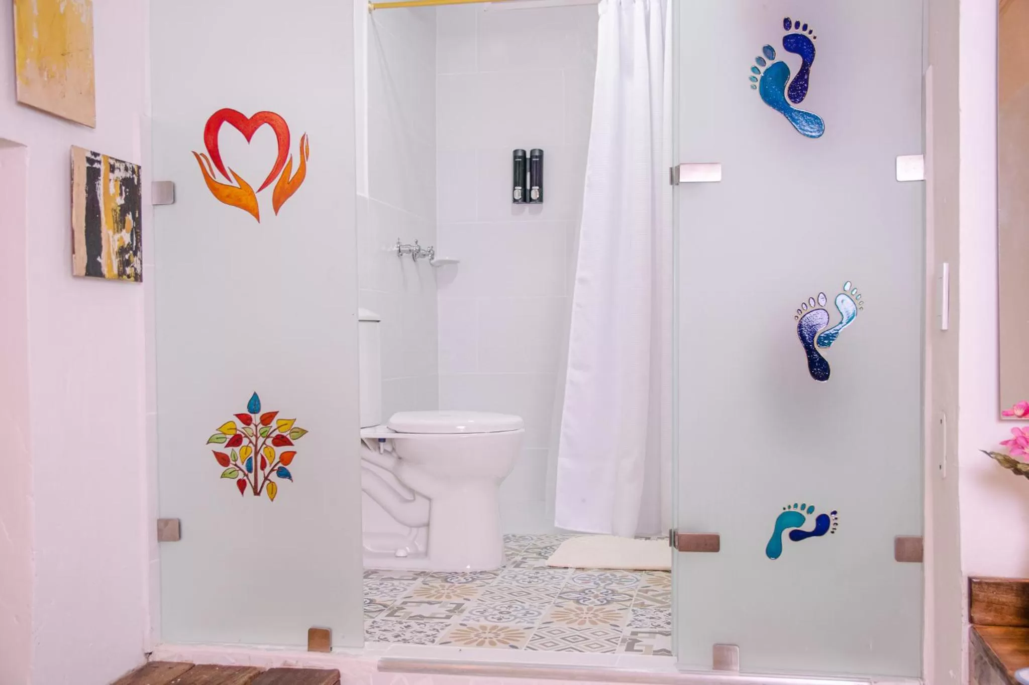 Bathroom in El Despertar Hotel