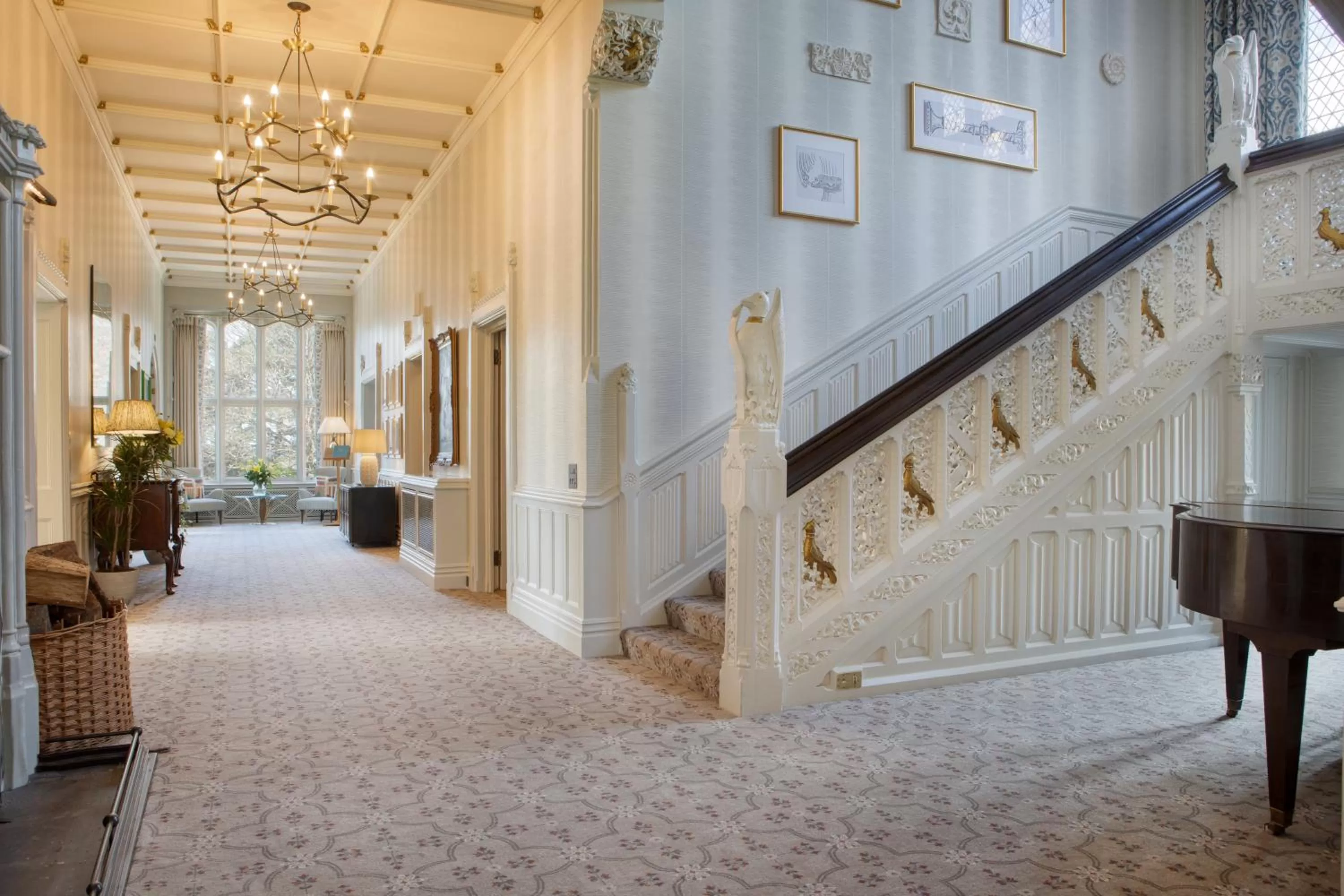 Lobby or reception in Horsted Place Hotel