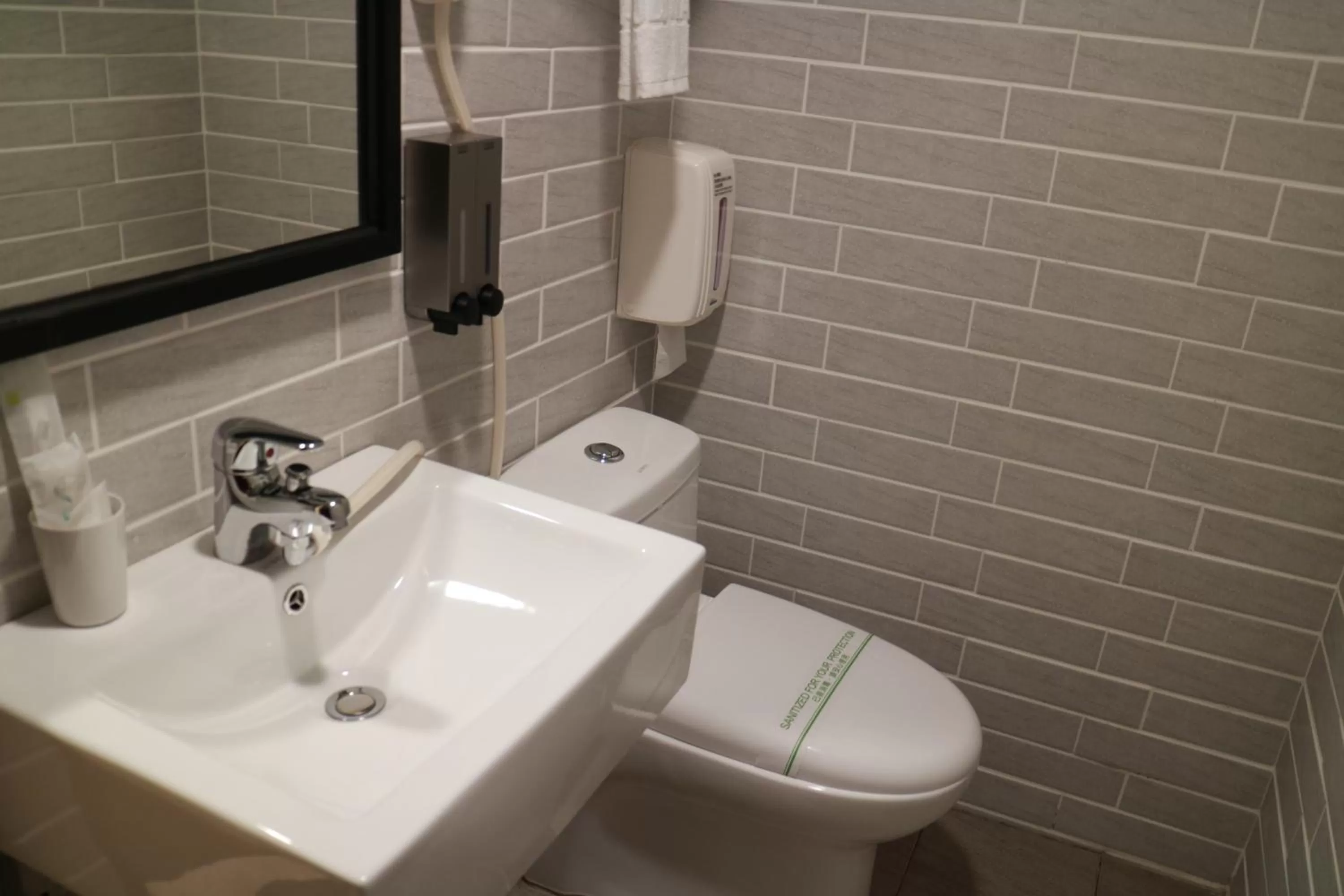 Toilet in Bulowan Hotel