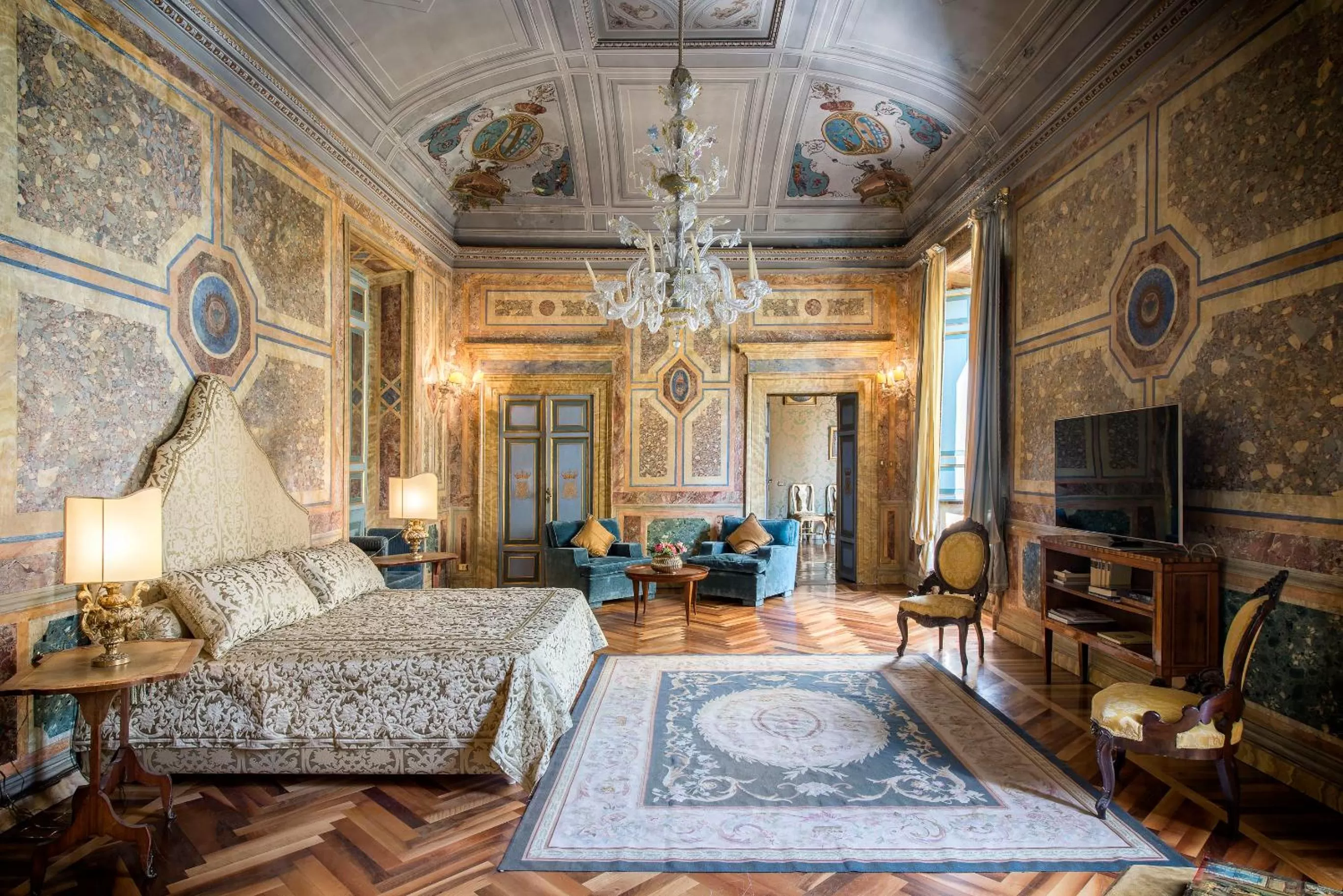 Photo of the whole room, Bed in Residenza Ruspoli Bonaparte