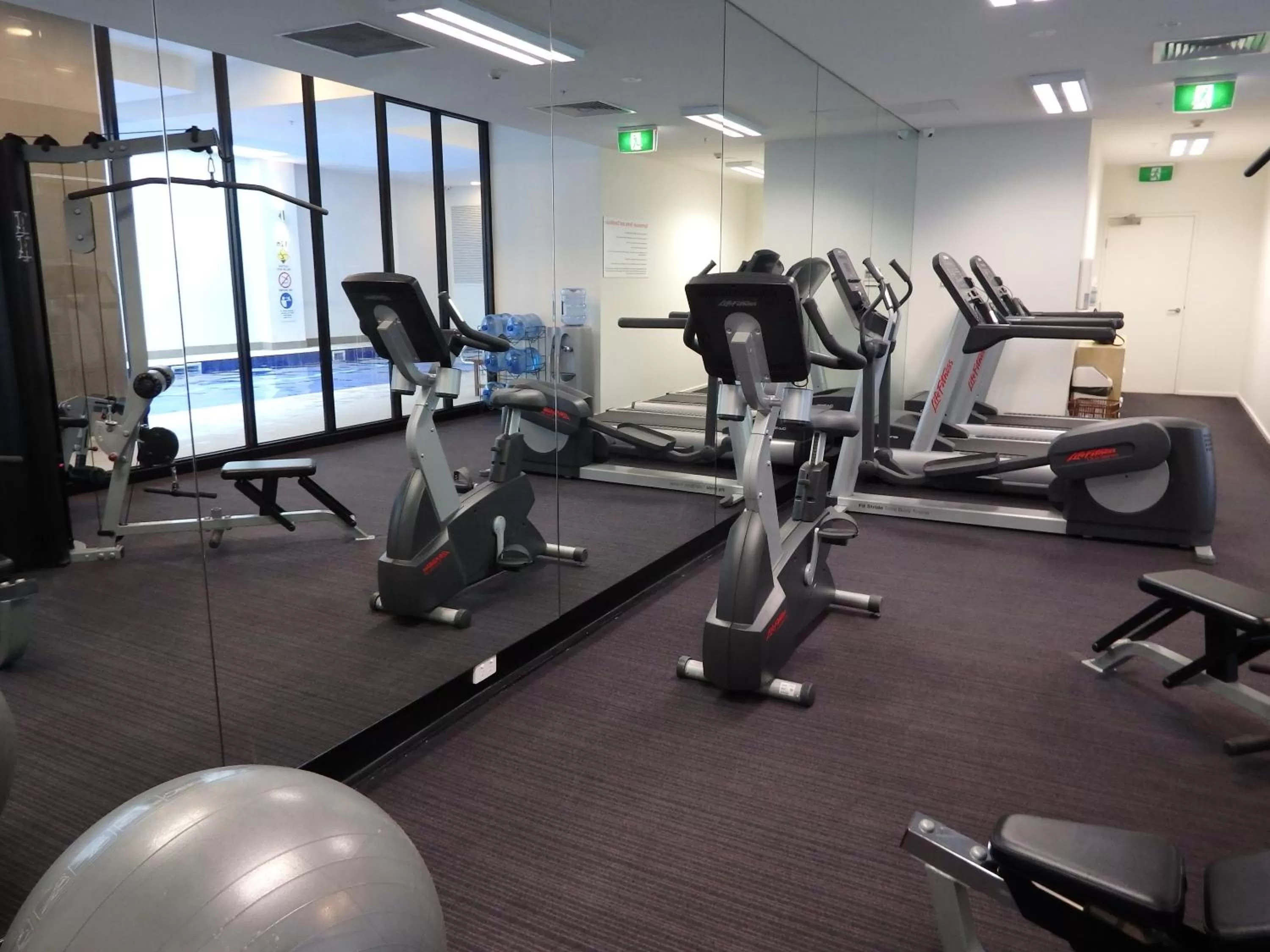 Fitness centre/facilities in Pegasus Apart-Hotel