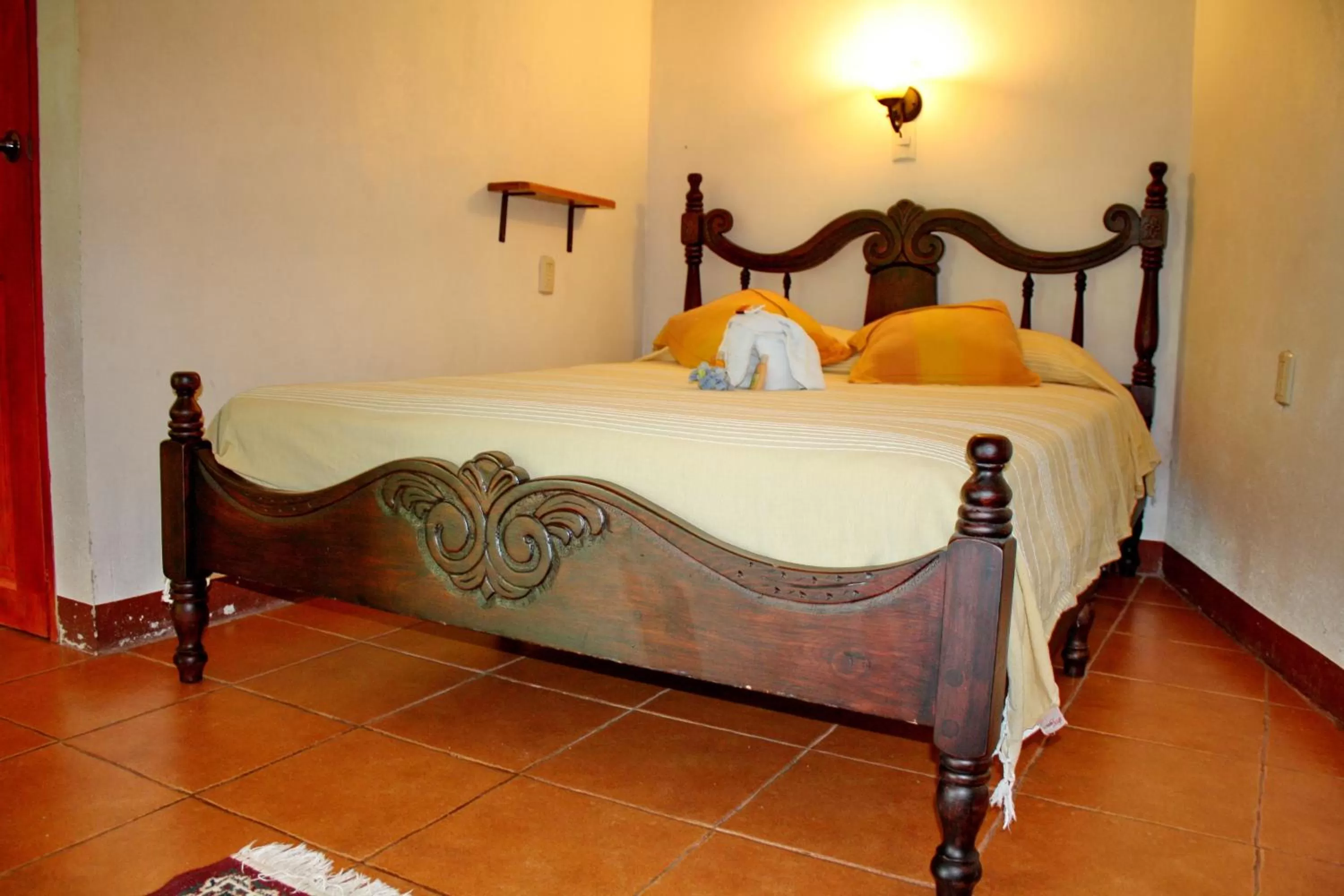 Bed in Cabañas Green House