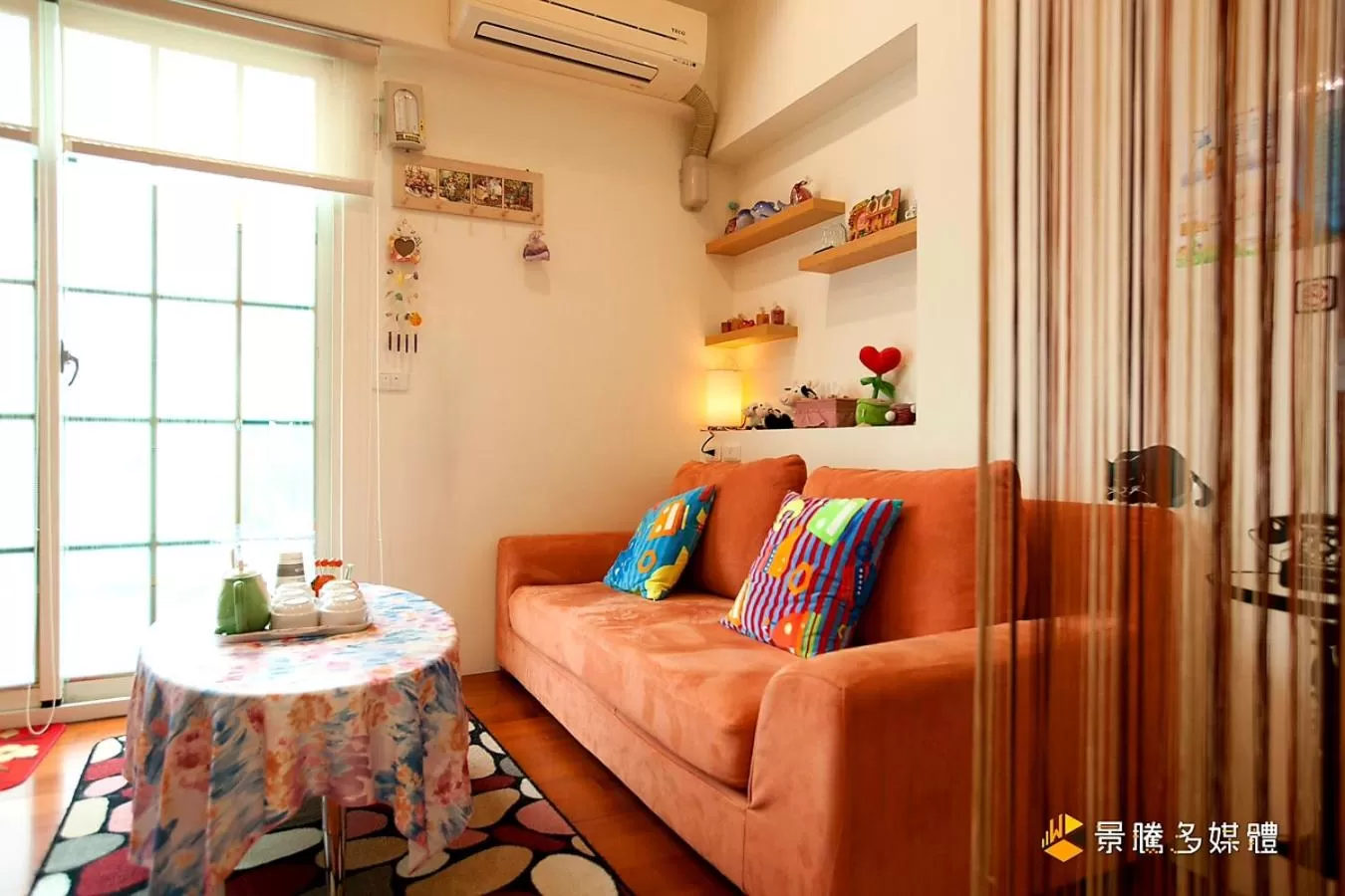 Living room in Hai Yang Feng Qing Homestay