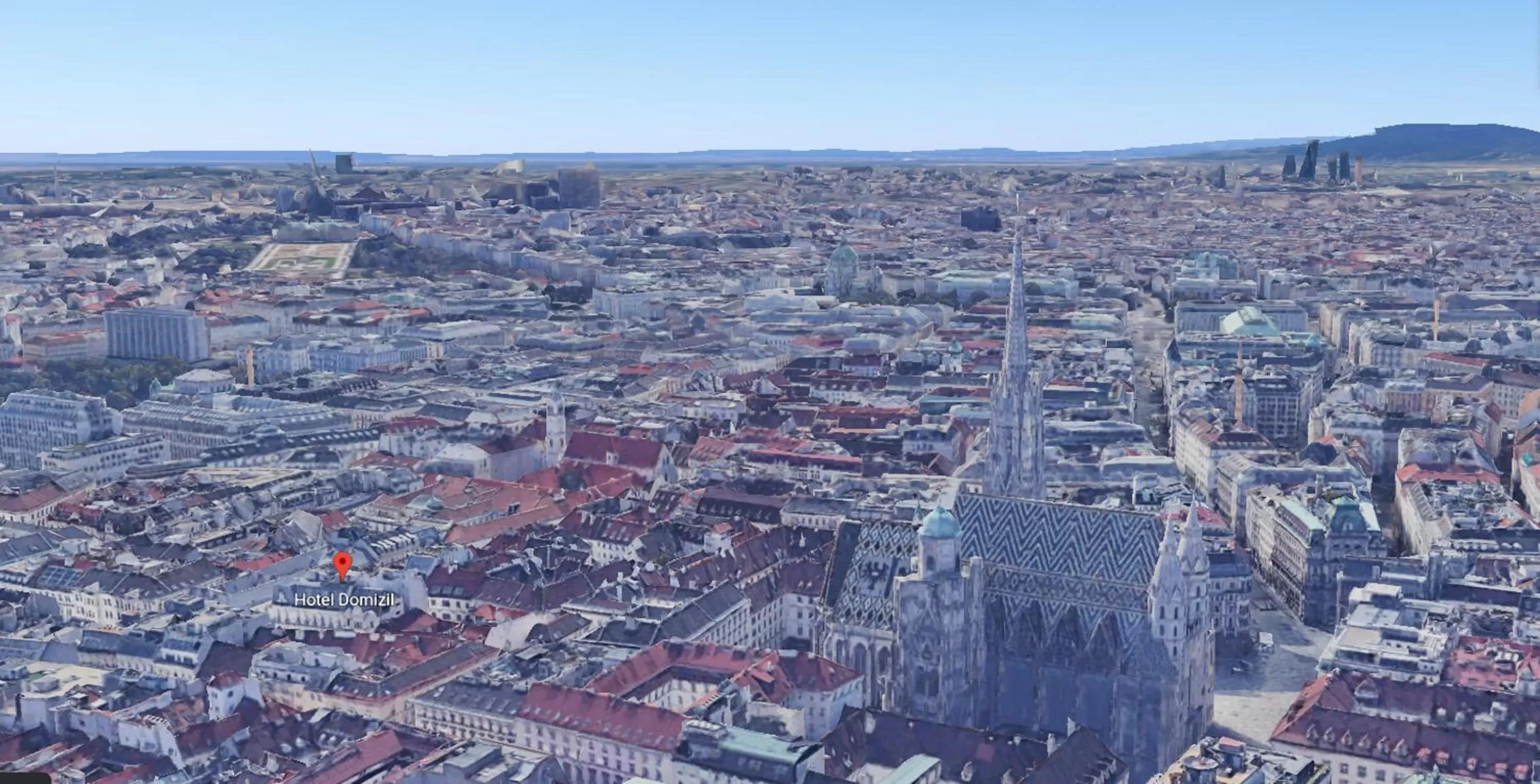 Property building in Hotel Domizil