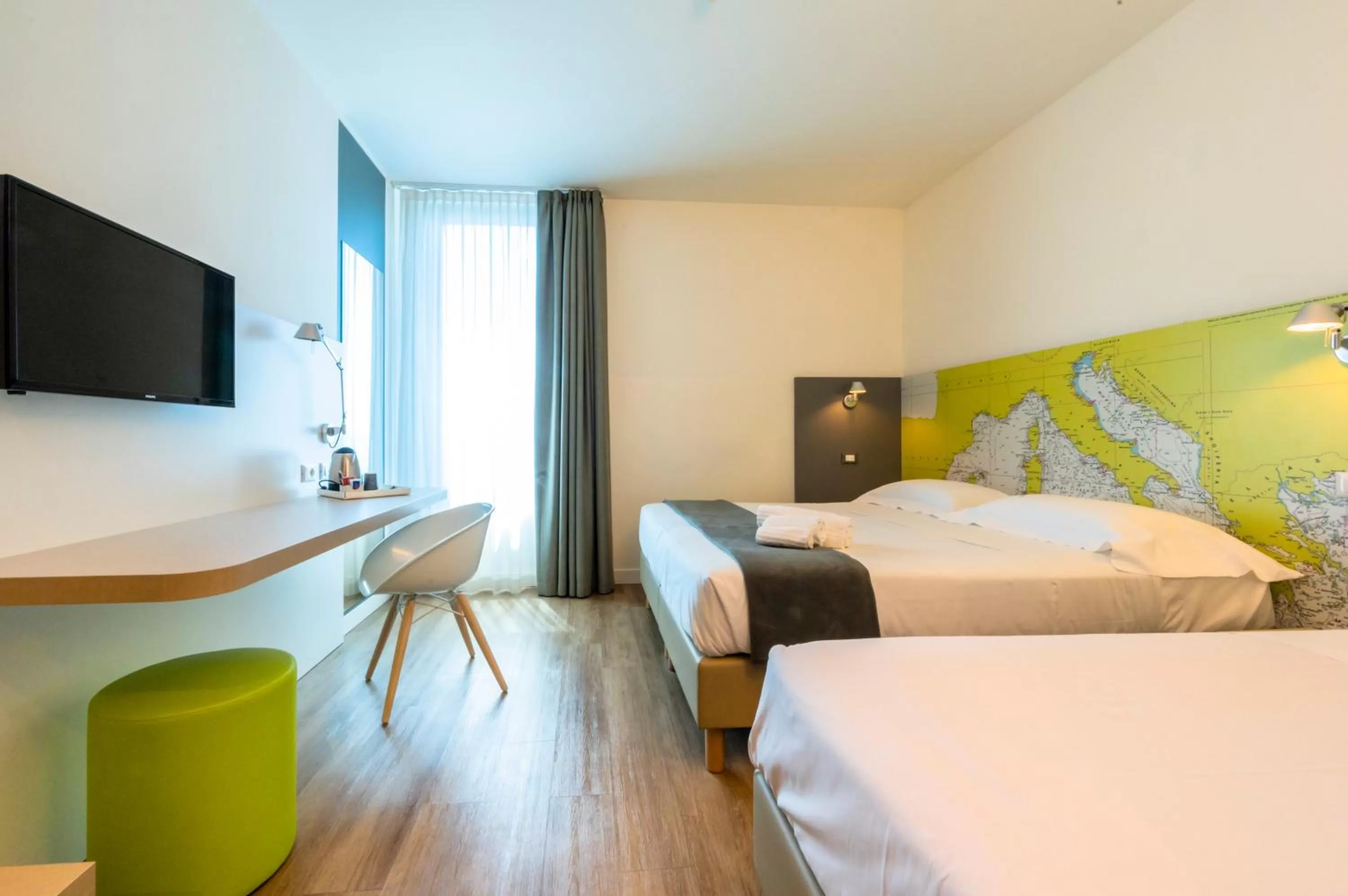 Bedroom, Bed in Airport Hotel Bergamo