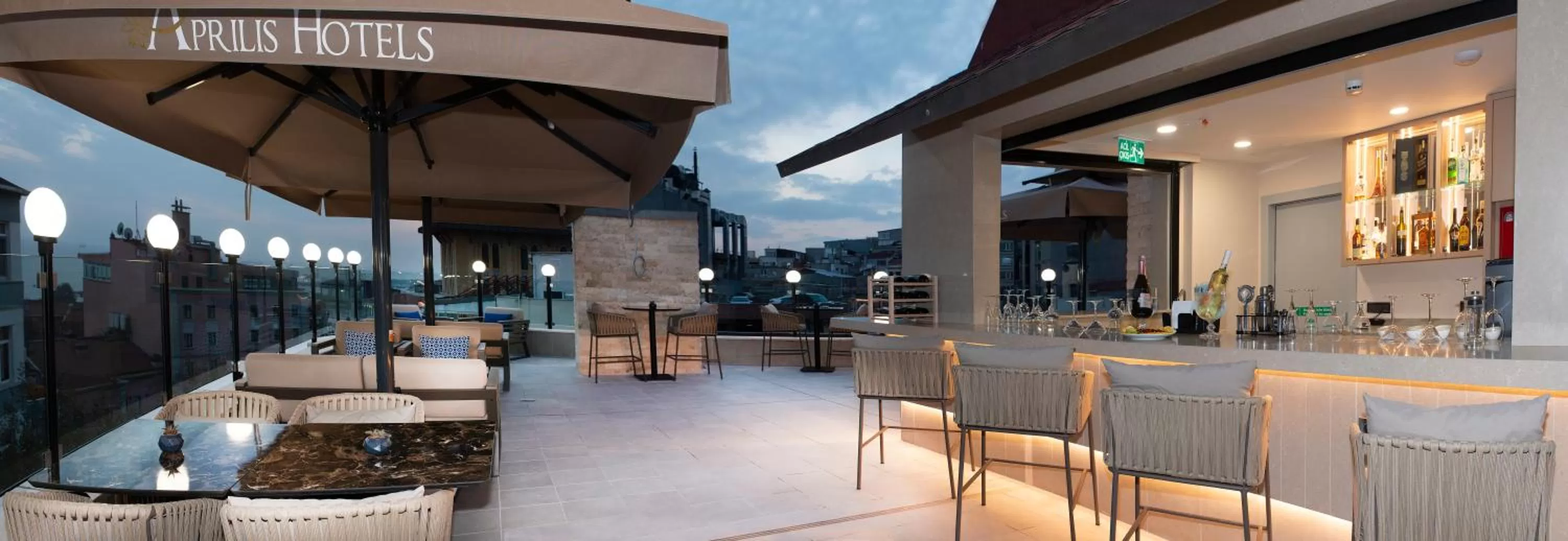 Balcony/Terrace in Aprilis Deluxe Hotel