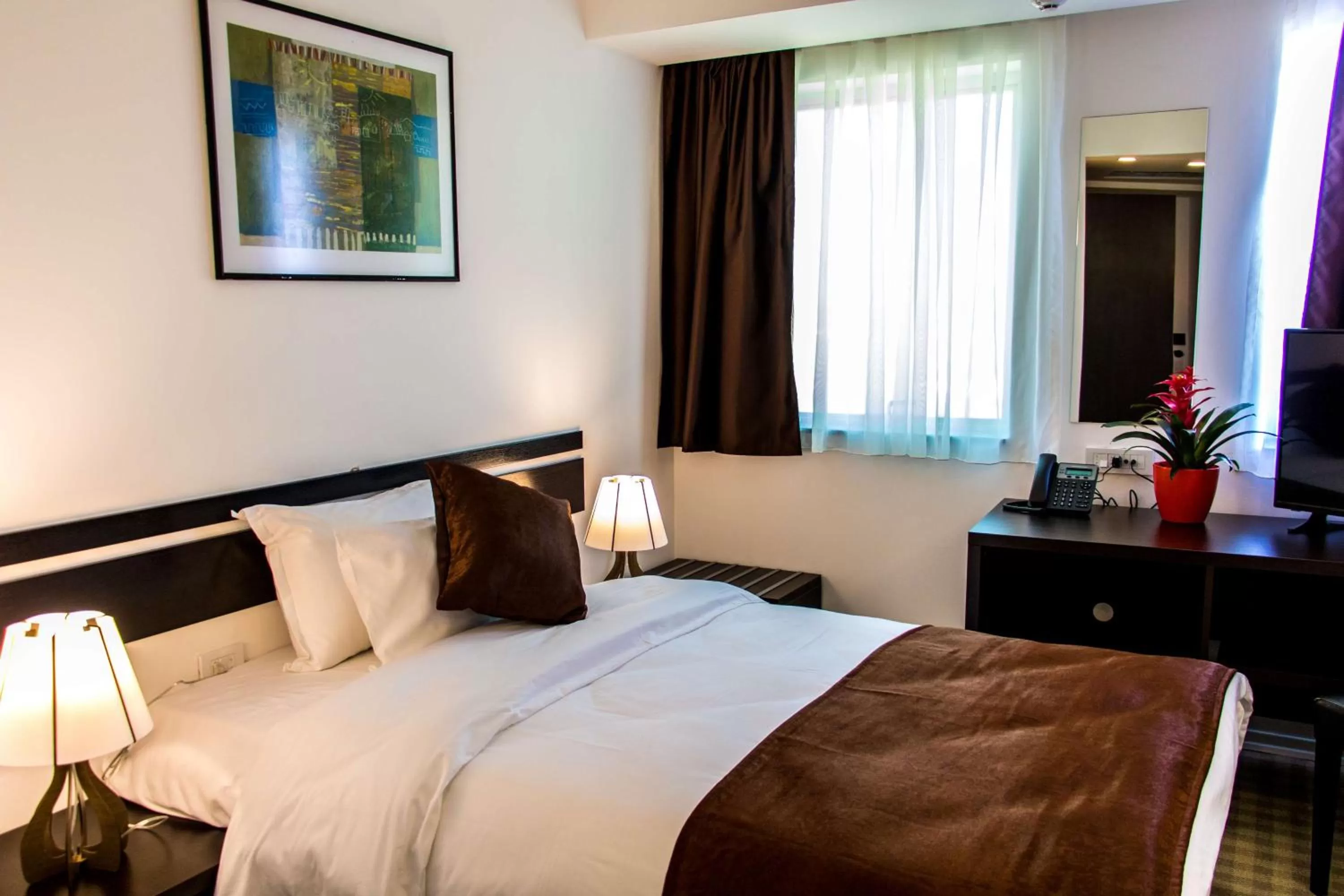 Photo of the whole room, Bed in Best Western Hotel Galla