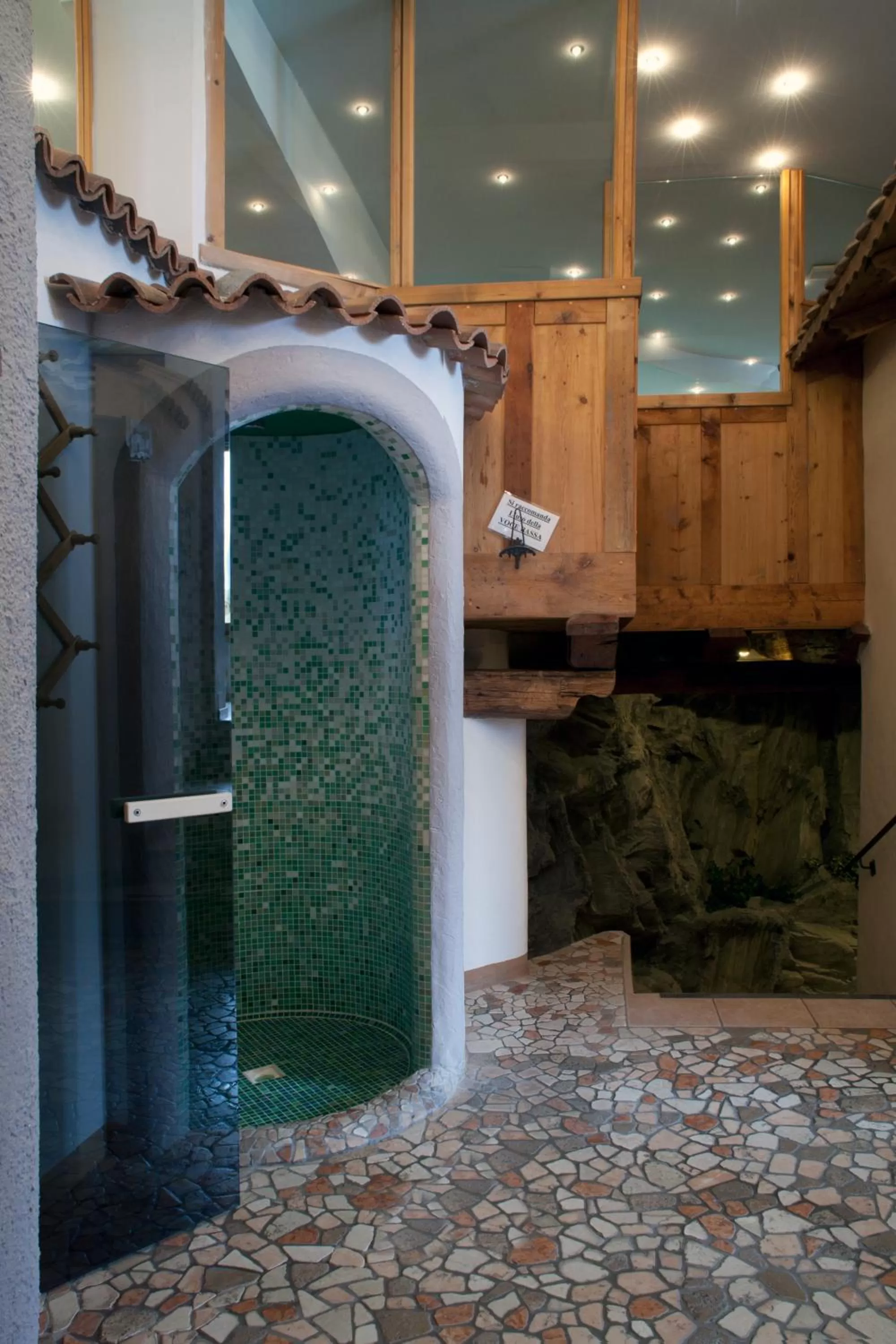 Steam room in Miraval Hotel