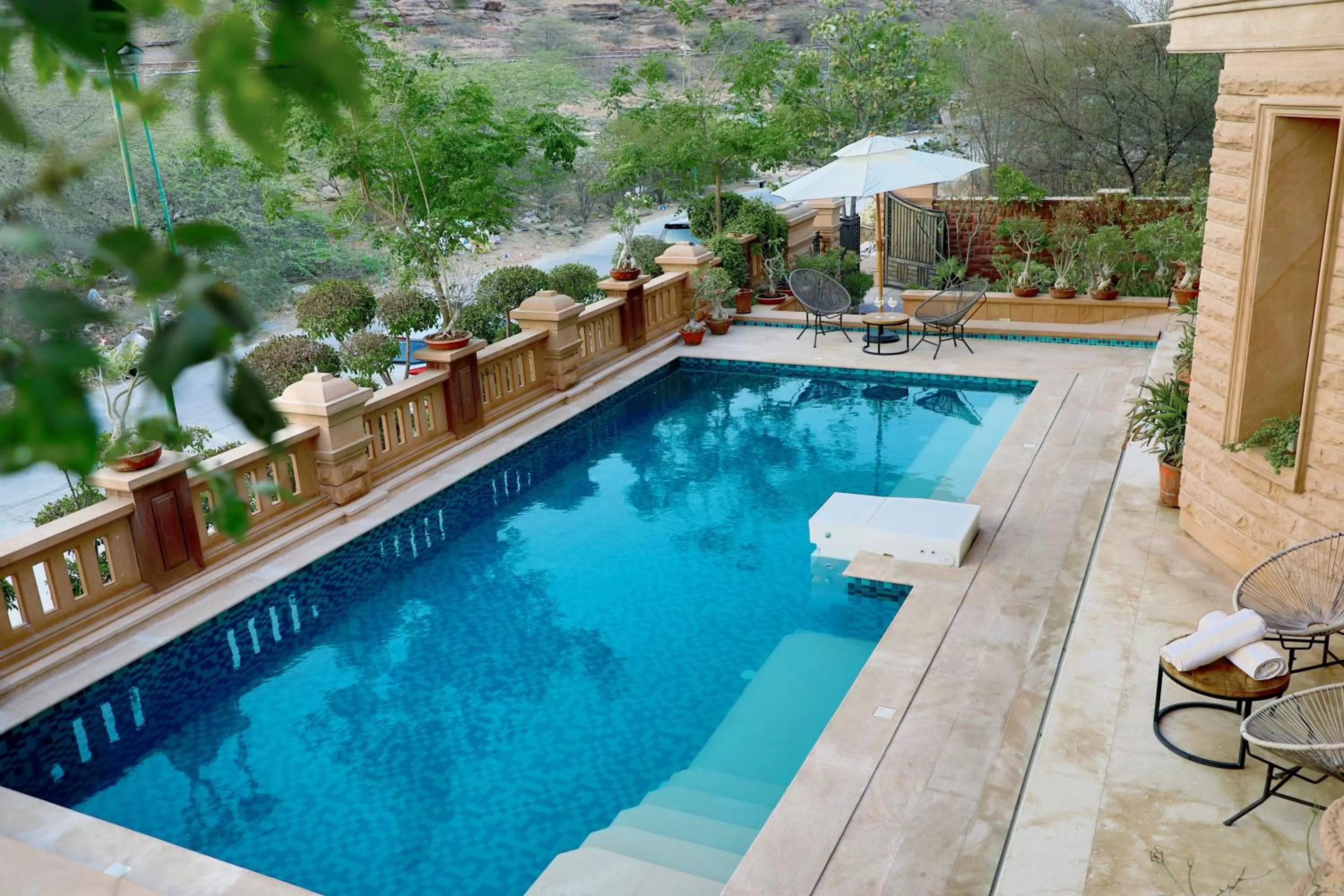 Swimming pool in The Almond Tree
