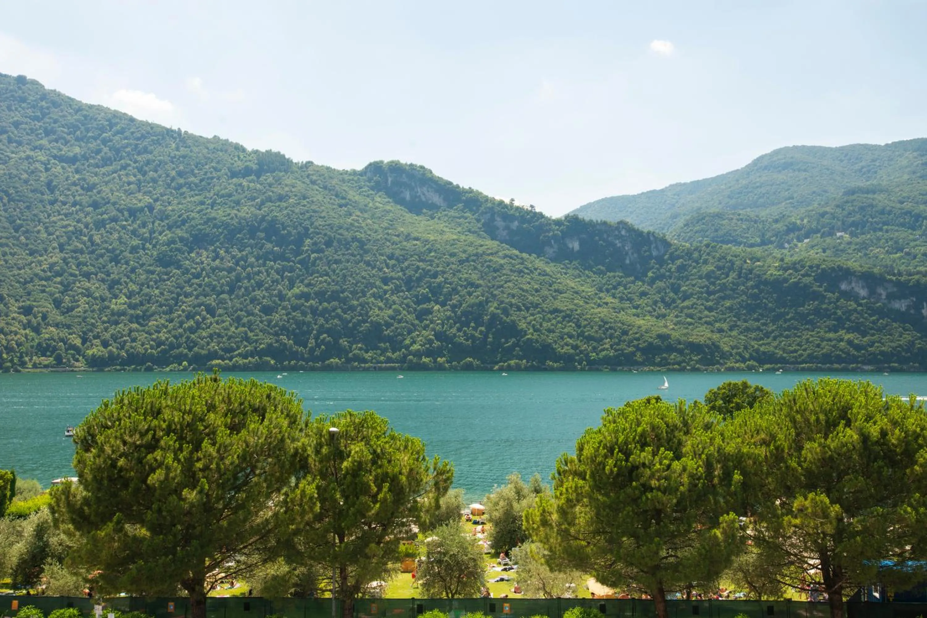 Lake view in Park Hotel Abbadia