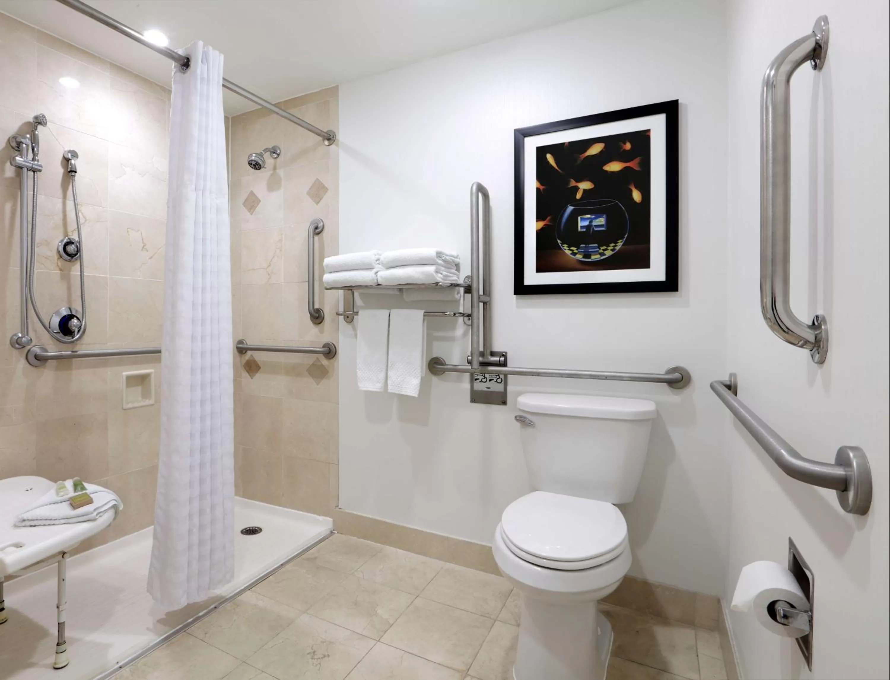 Bathroom in Hilton Mystic