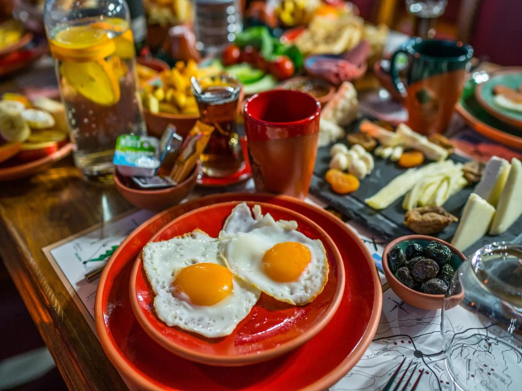 Continental breakfast in Lucky Cave Hotel Cappadocia