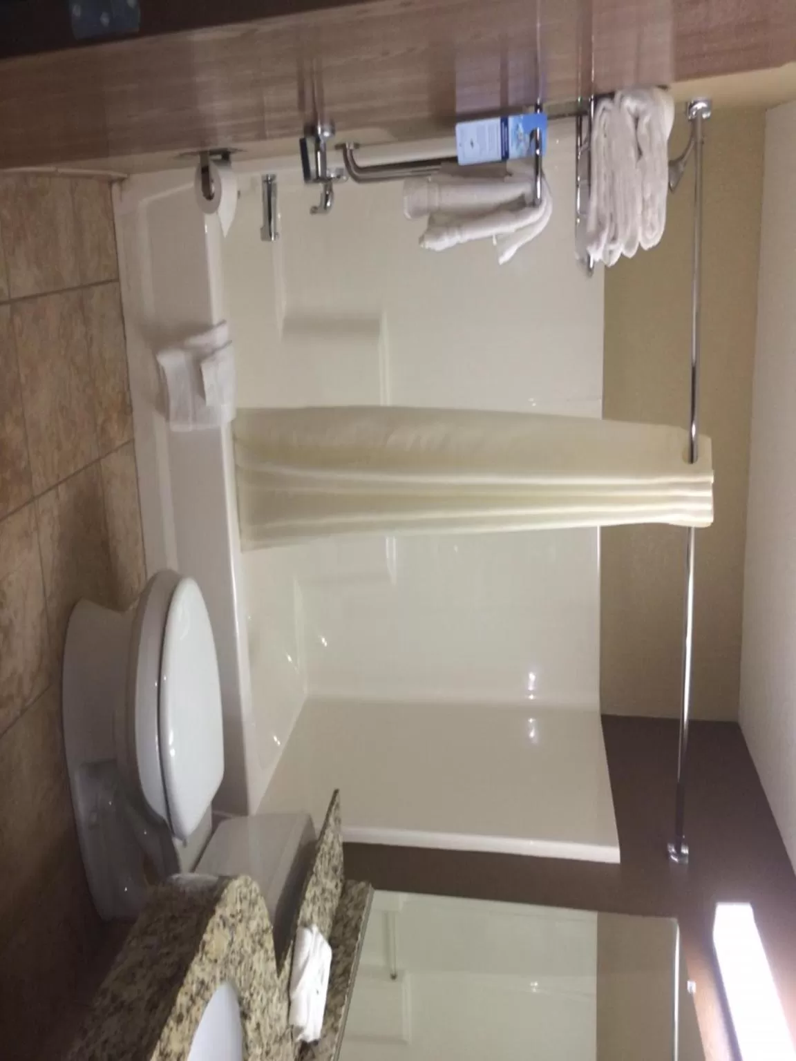 Bathroom in Microtel Inn & Suites Mansfield PA