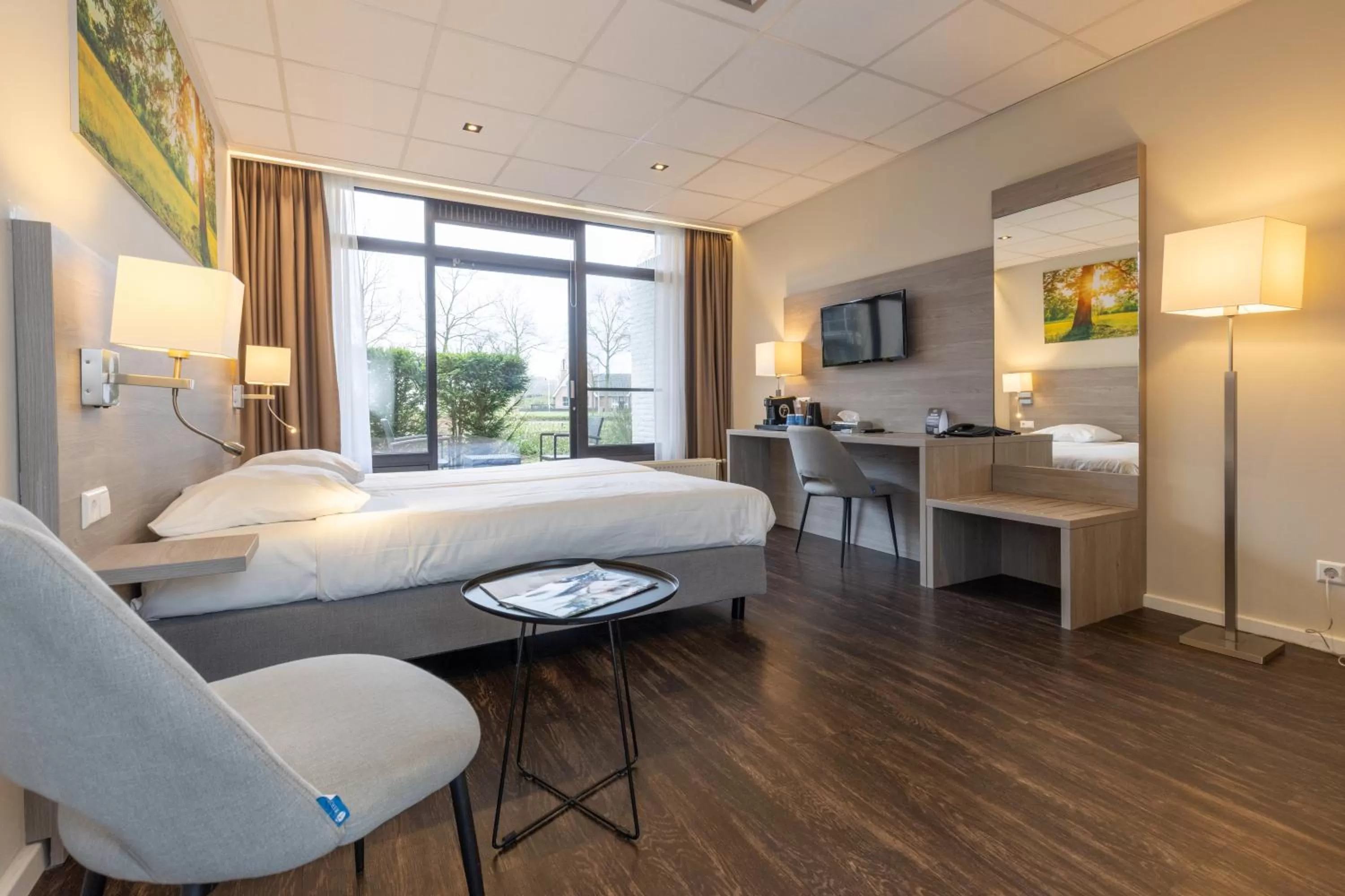 Bedroom, Bed in Fletcher Hotel-Restaurant Frerikshof