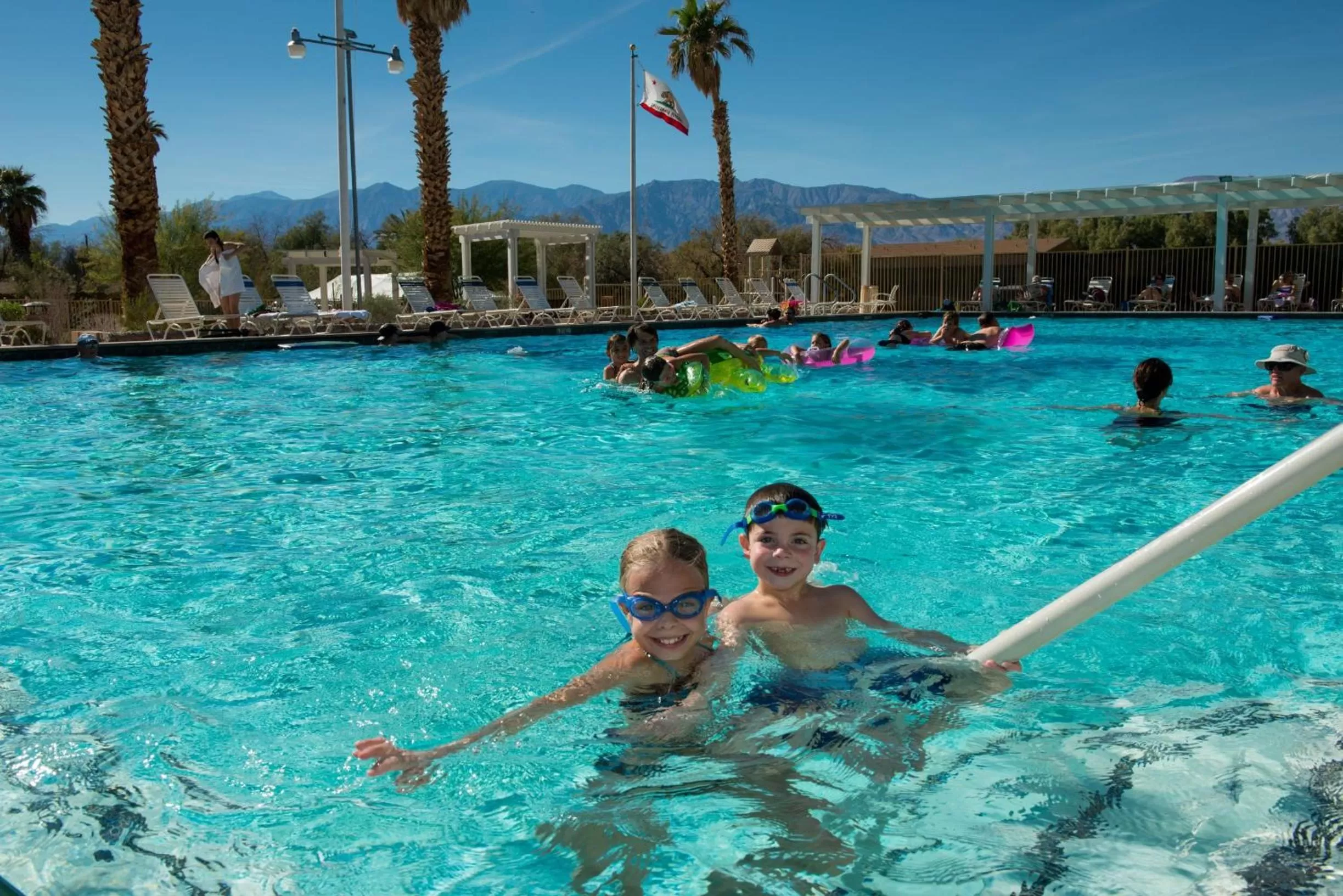 Swimming pool in The Ranch At Death Valley