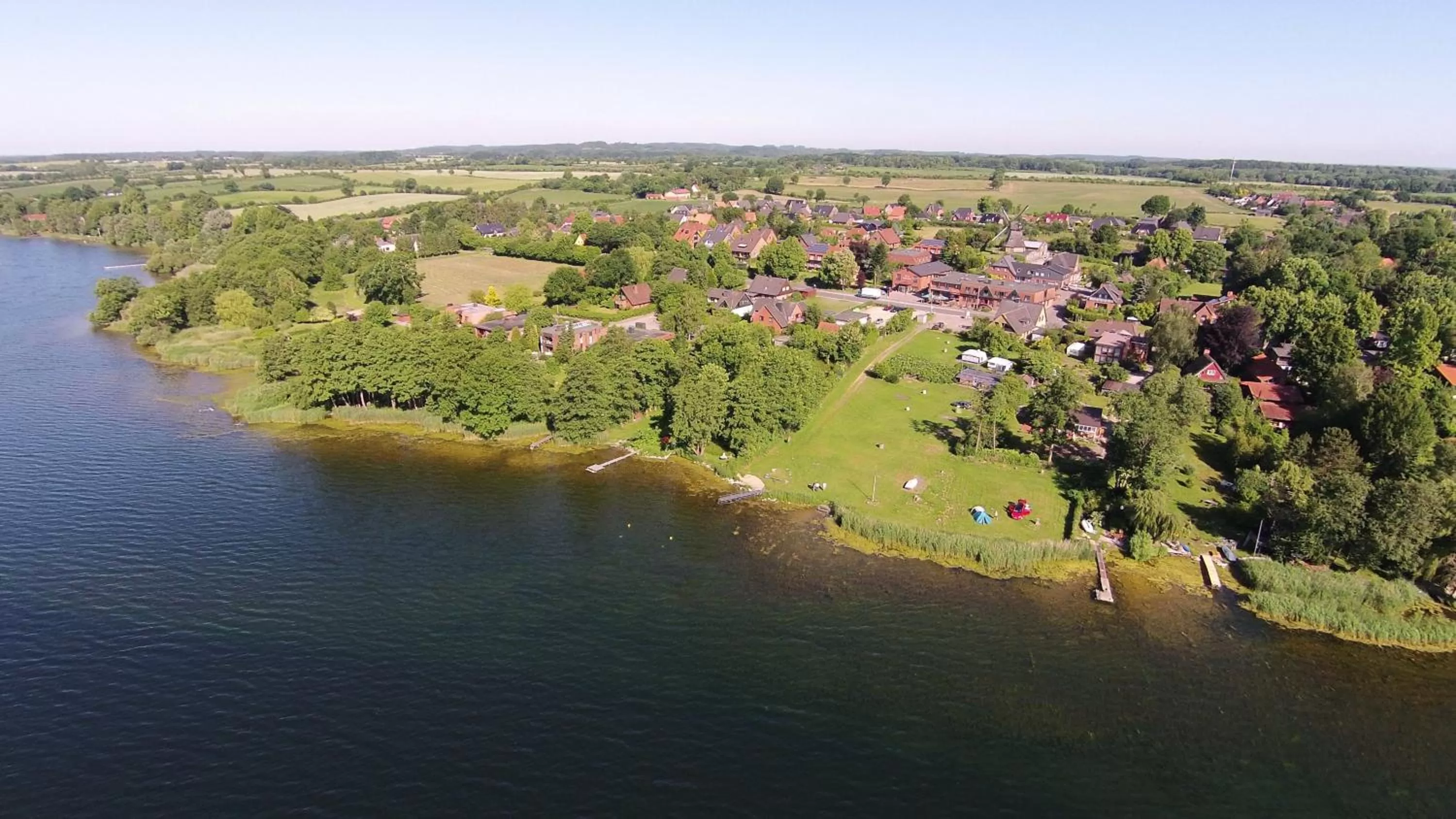 Bird's eye view in Hotel Wittensee Schützenhof