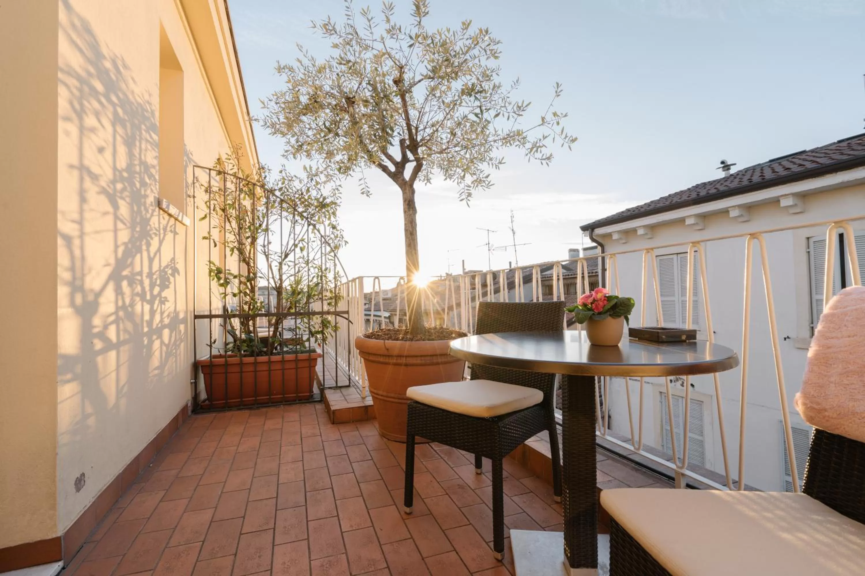 Balcony/Terrace in Hotel Giulietta e Romeo ***S