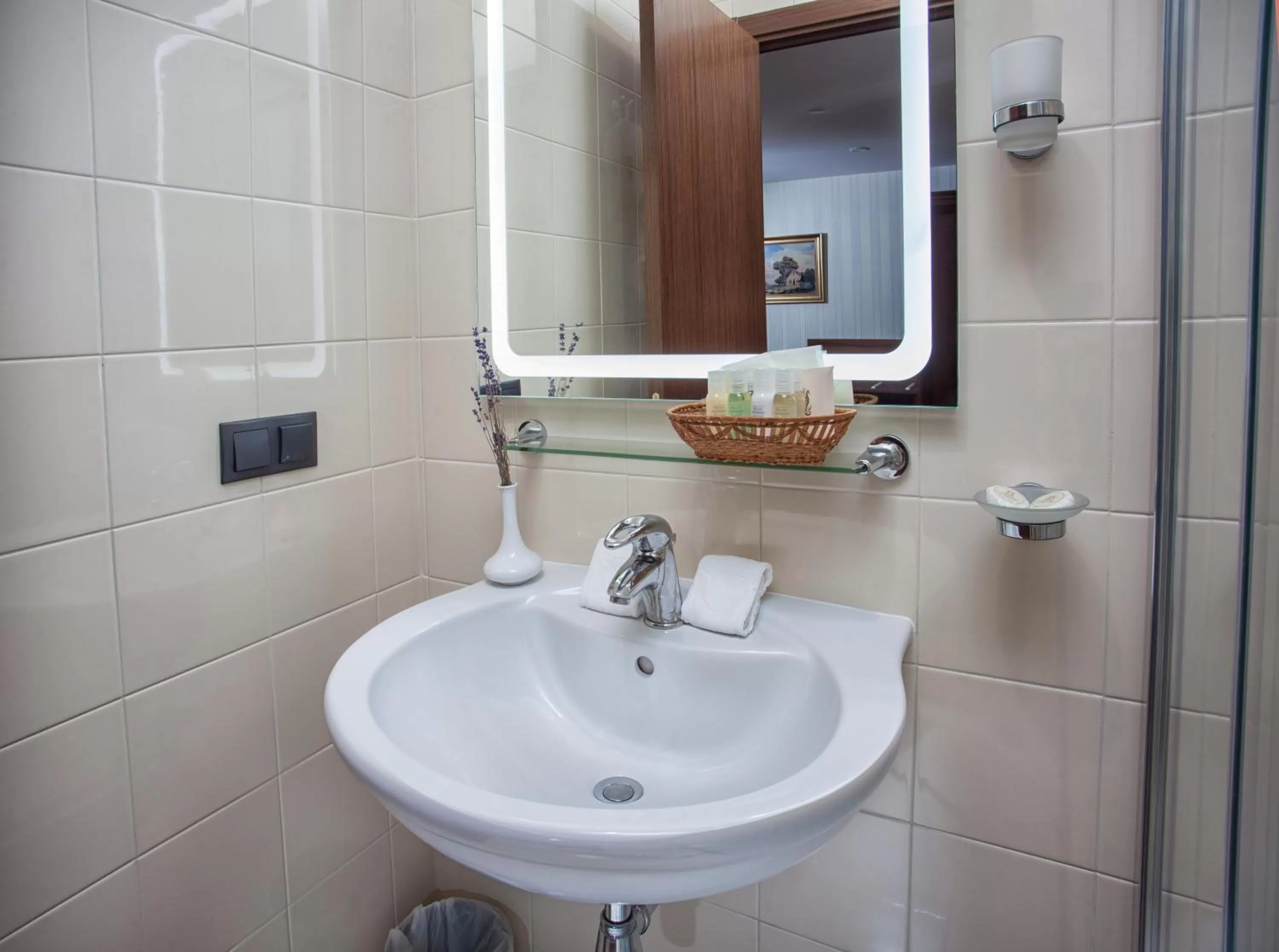 Shower in Hotel Otrada