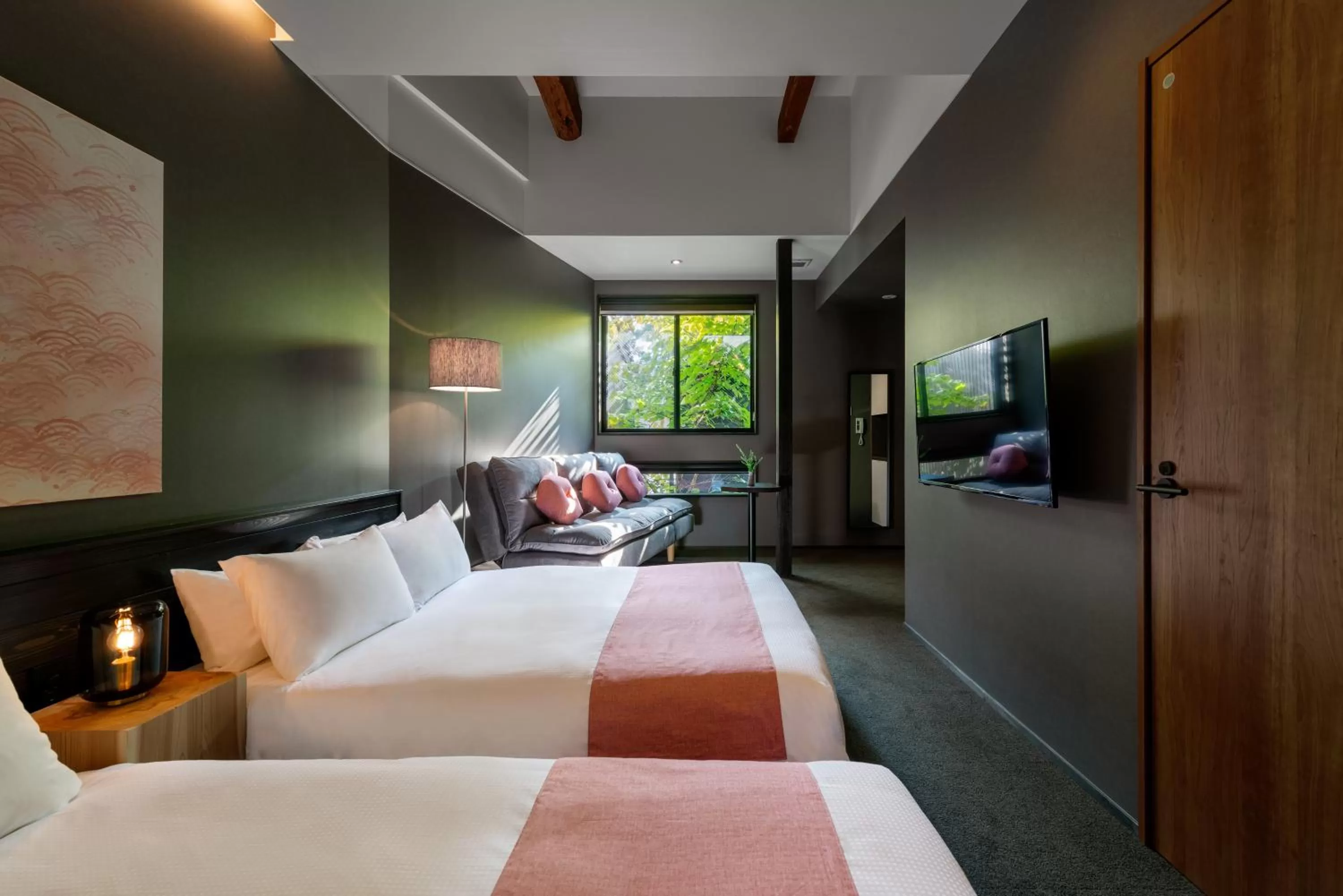 Photo of the whole room, Bed in THE MACHIYA HOTEL TAKAYAMA