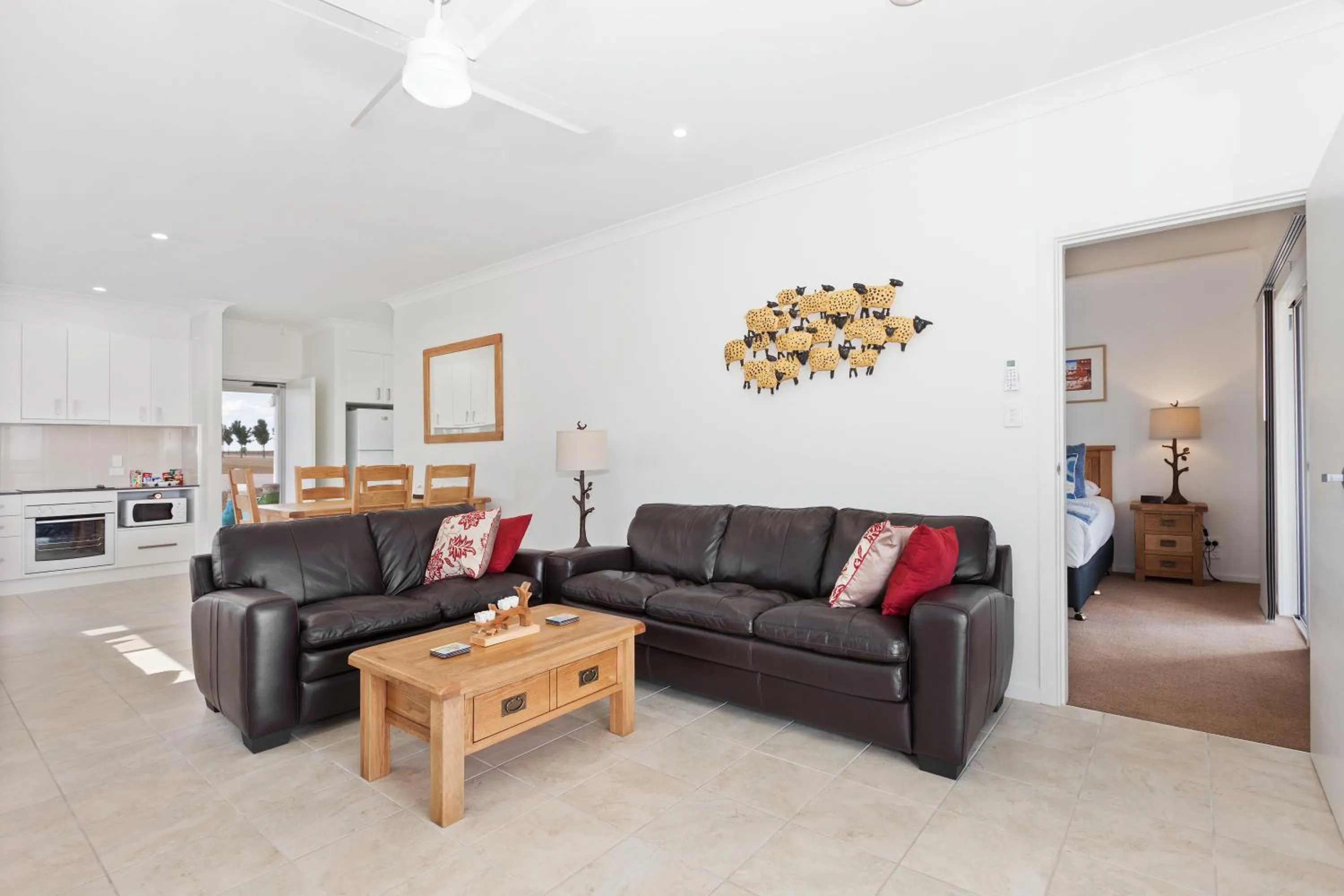 Kitchen or kitchenette in Owl Head Lodge