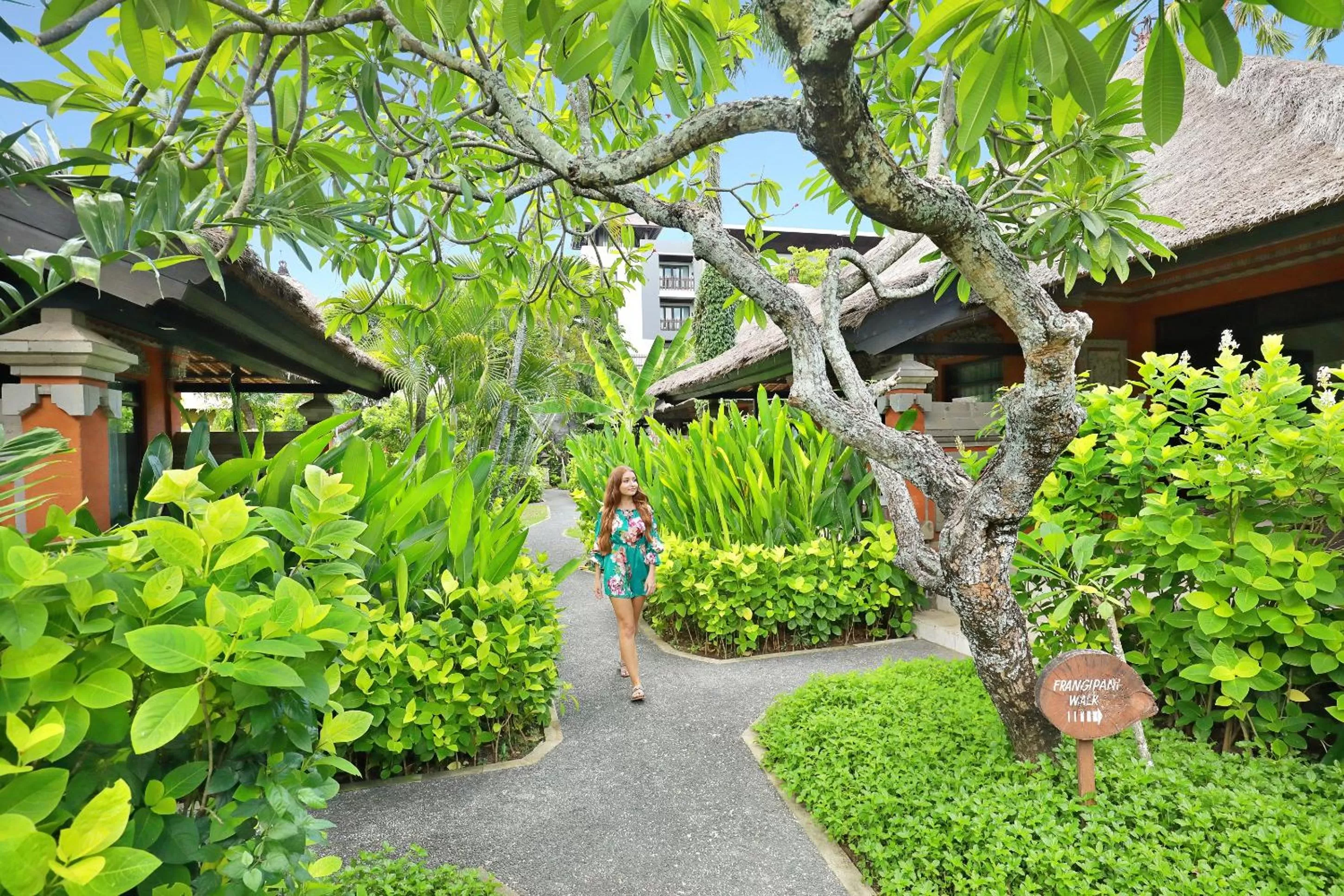 Garden in Legian Beach Hotel