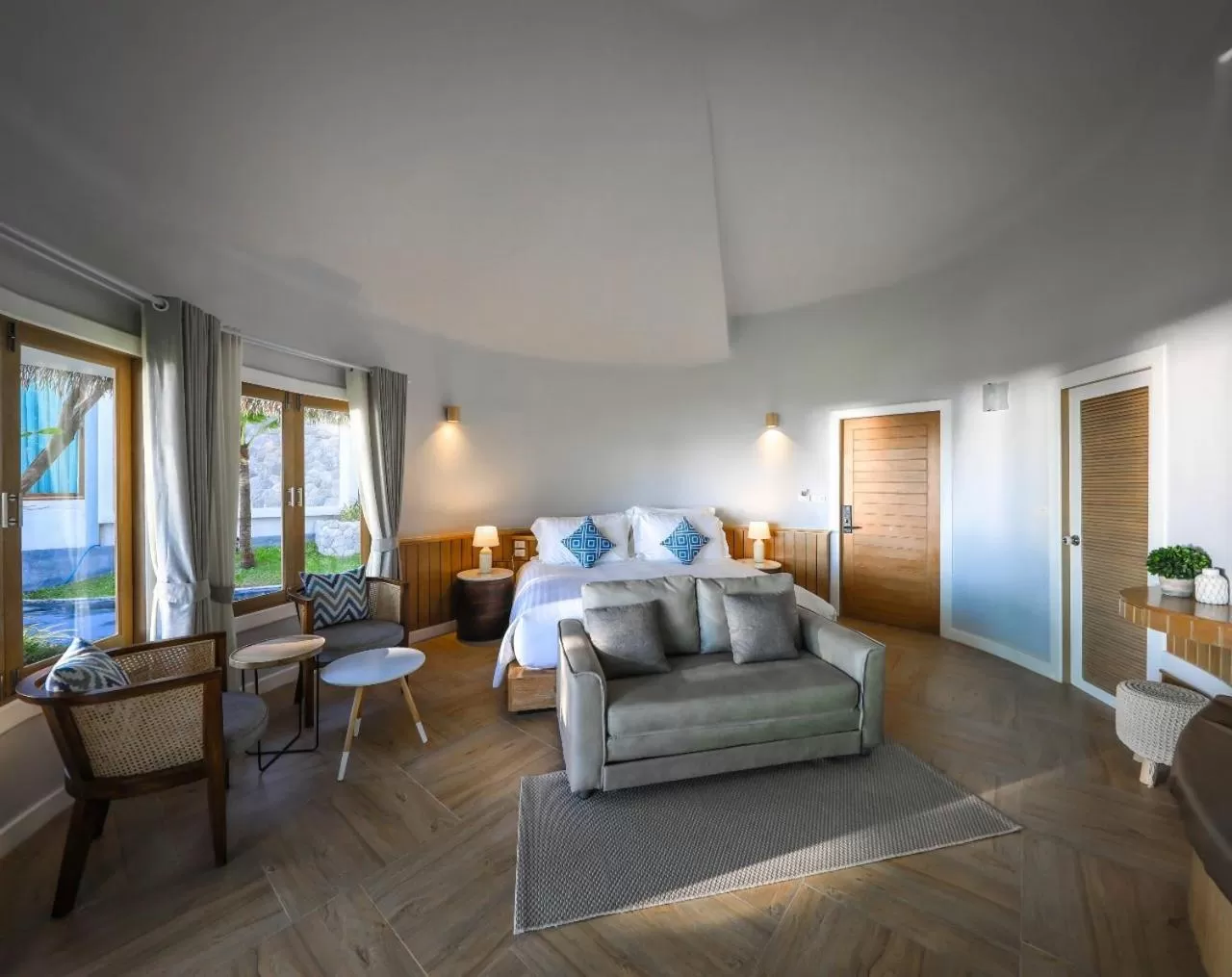 Bed in Kundala Beach Resort Hua Hin