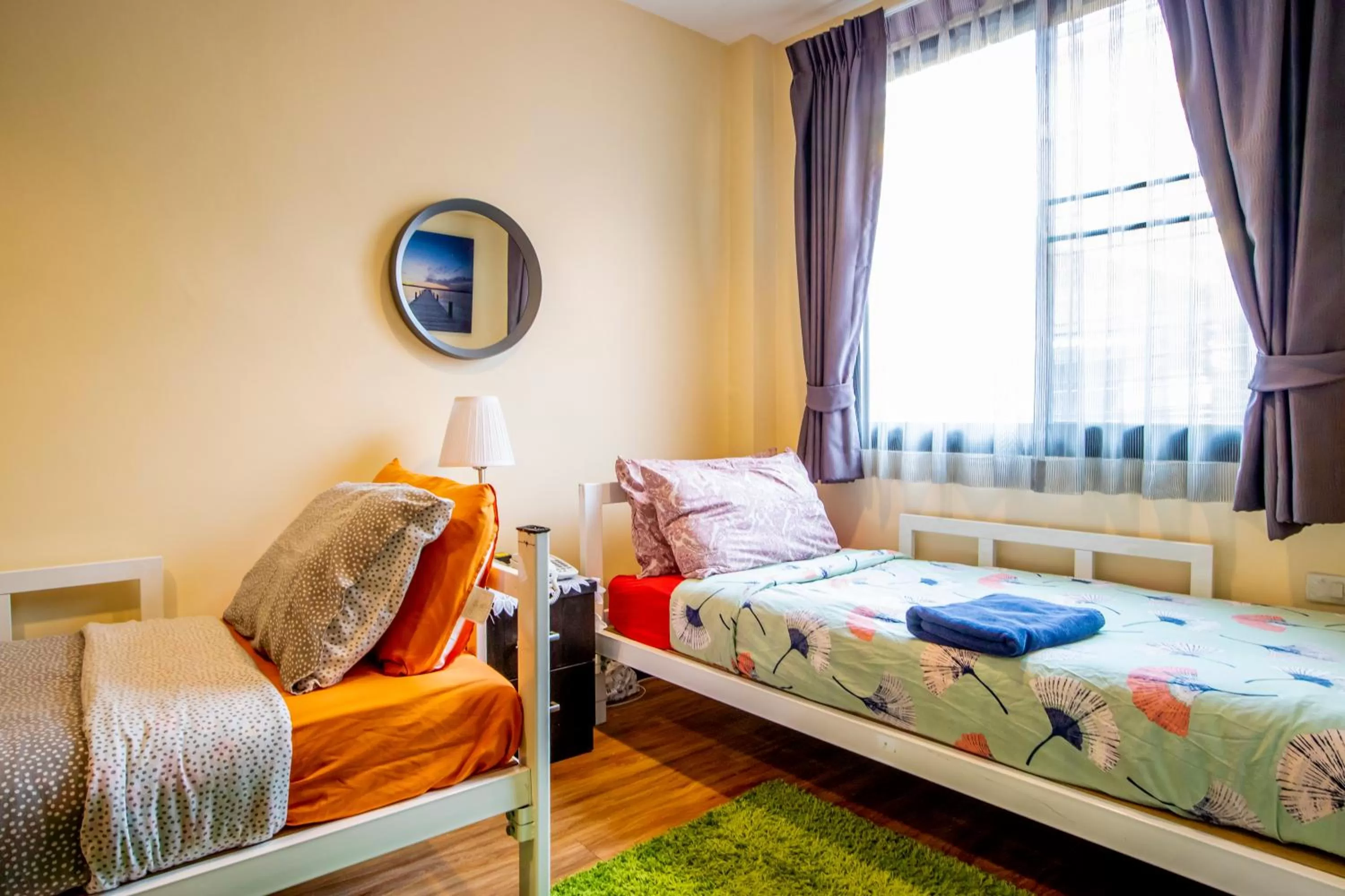 Bed in The Cube Sathorn Boutique Hotel