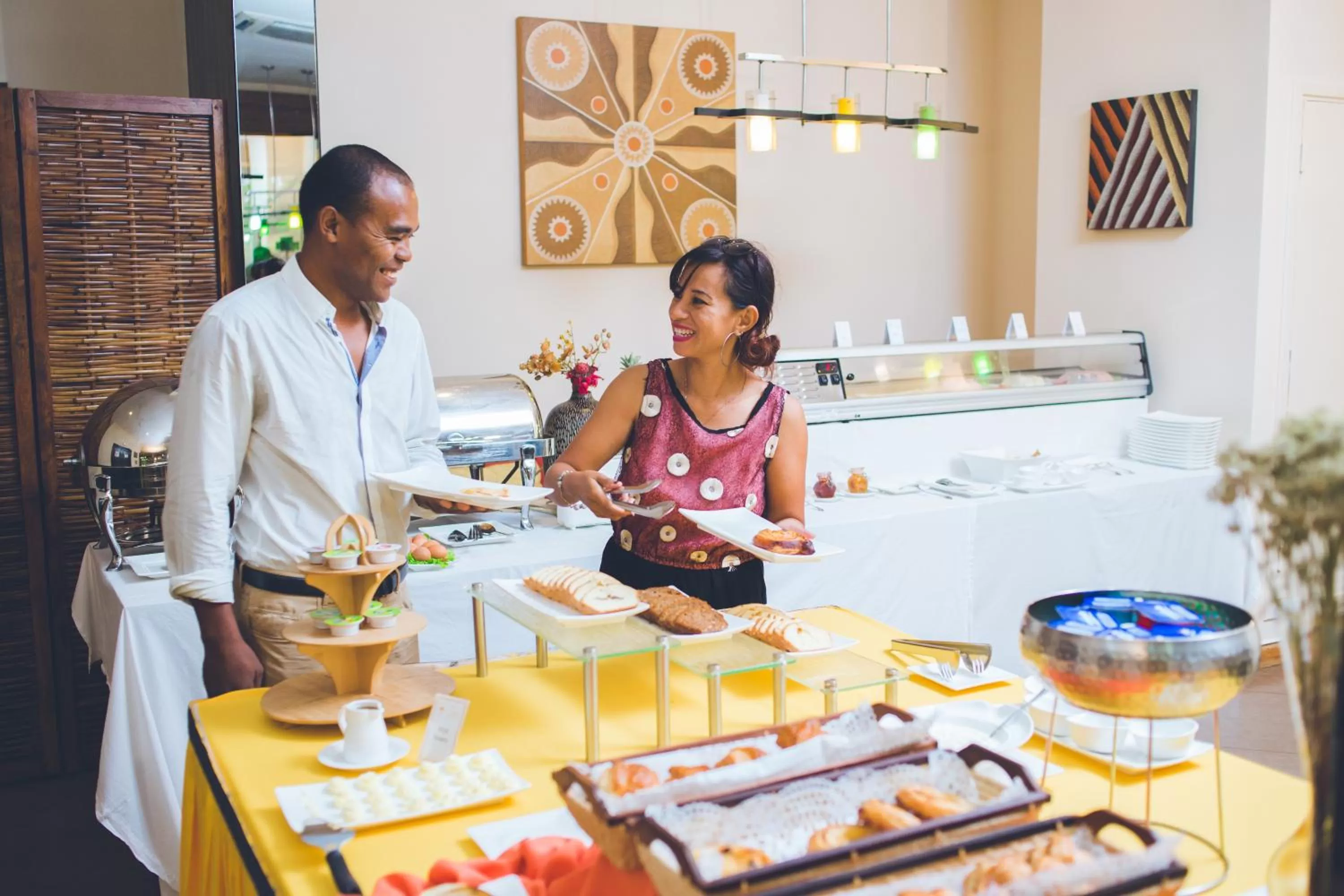 Guests in Calypso Hôtel
