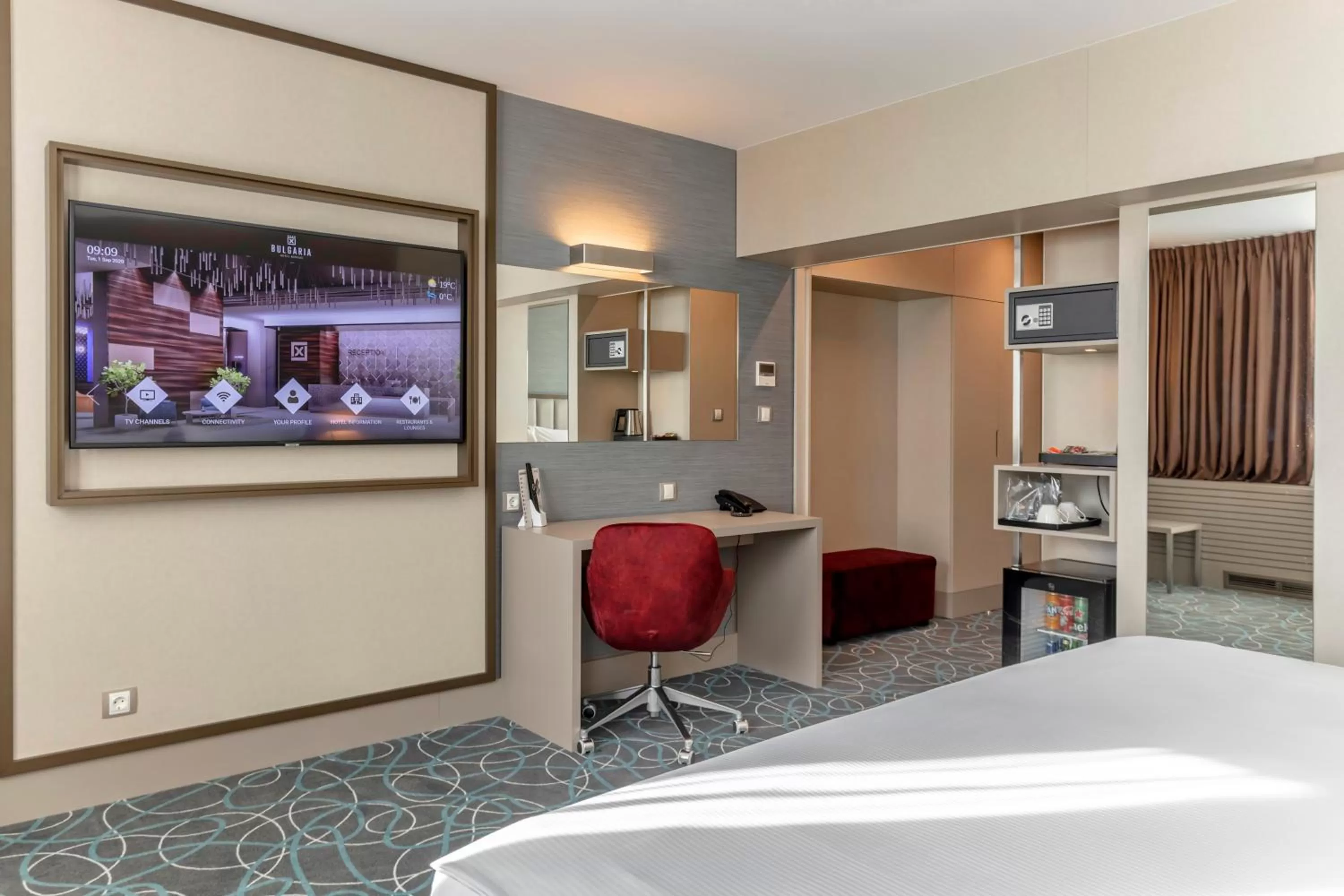 TV and multimedia, Bed in Hotel Bulgaria