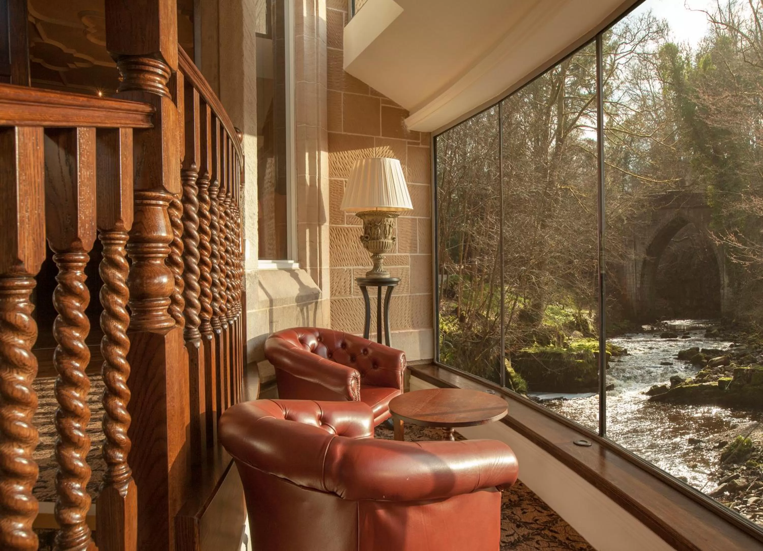 Balcony/Terrace in Crossbasket Castle, Hotel & Restaurant