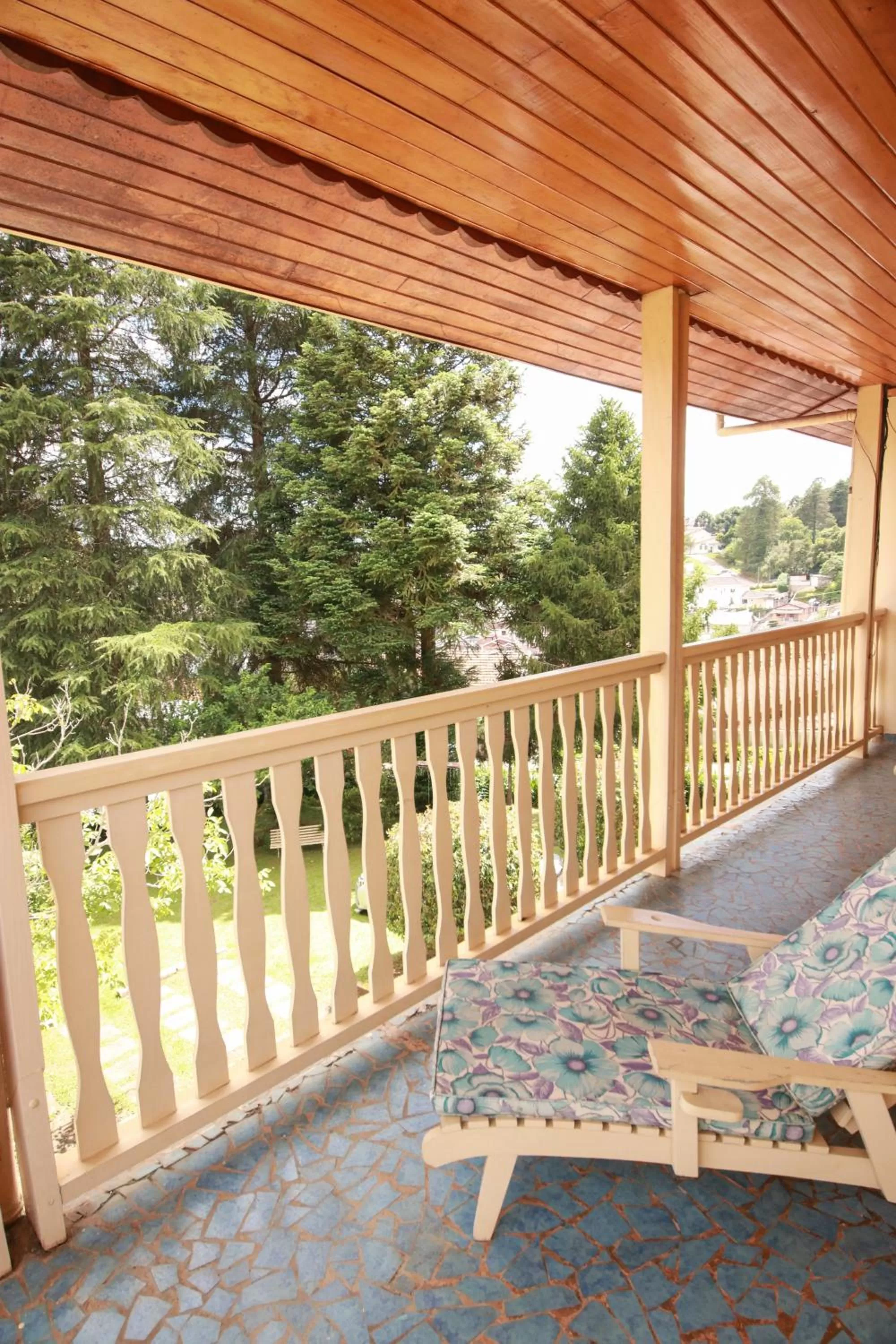 Balcony/Terrace in Pousada Curumi