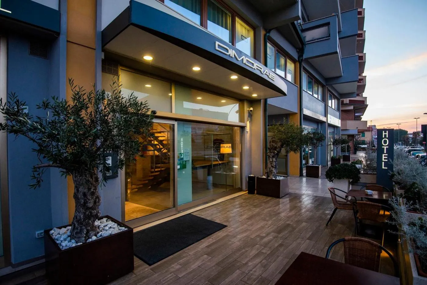 Patio in Hotel Dimorae Rooms and Suites - Apartments