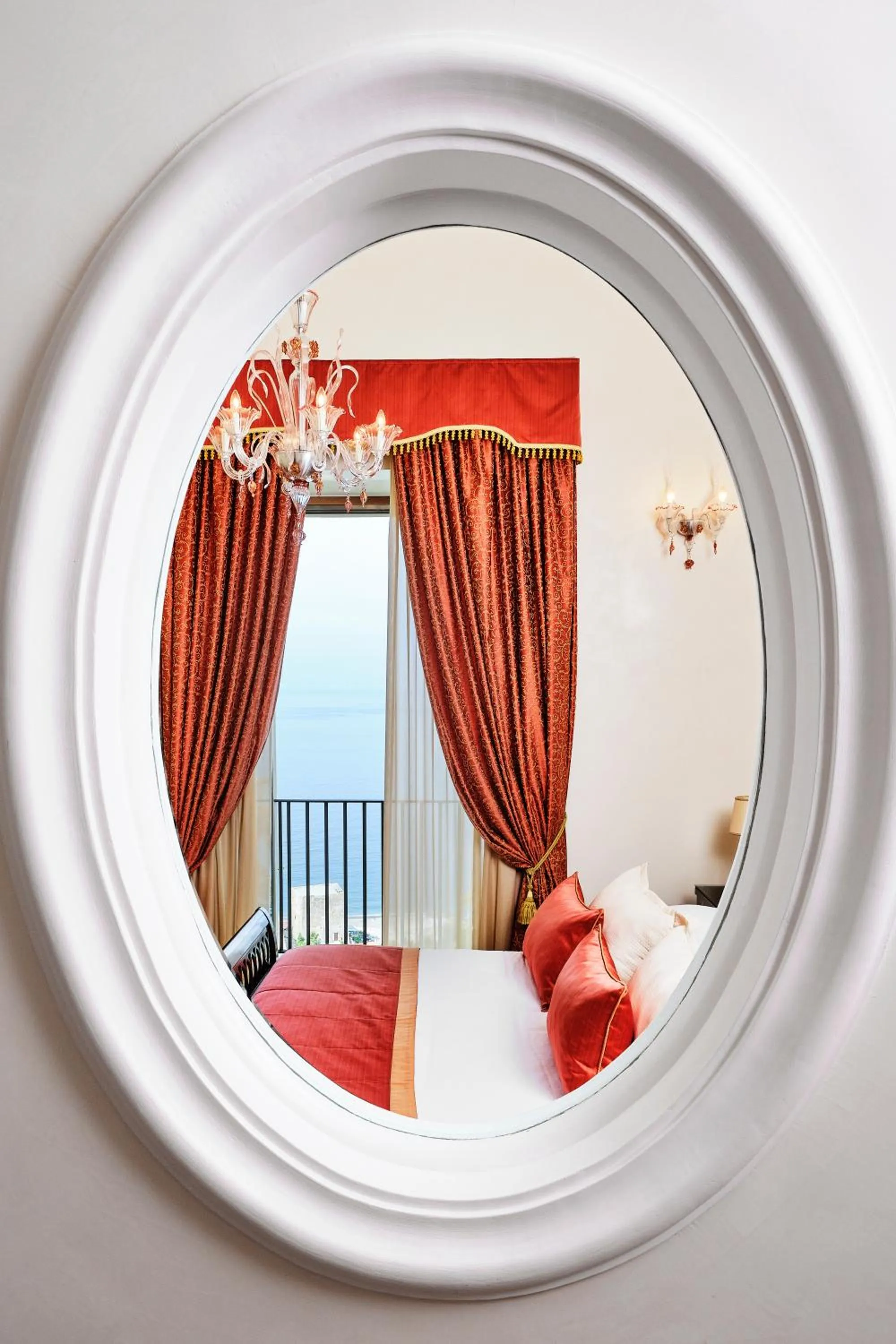 View (from property/room), Bed in Grand Hotel Angiolieri