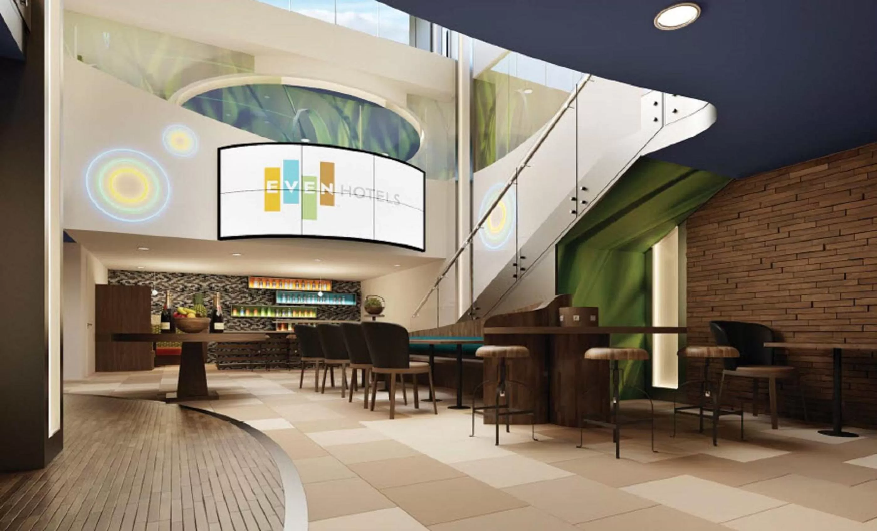 Lounge or bar in EVEN Hotel New York - Times Square South by IHG
