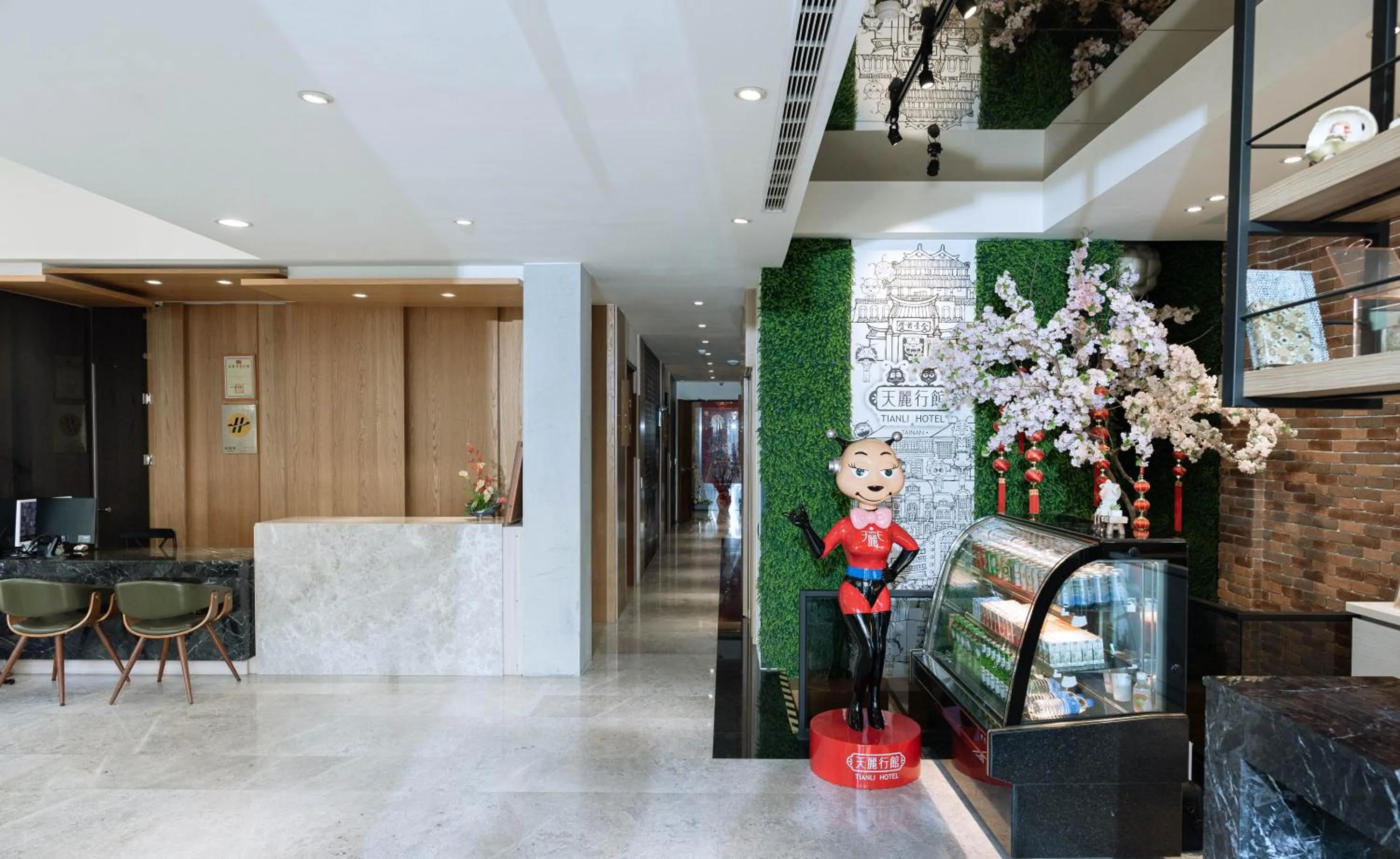 Lobby or reception in Tianli Hotel
