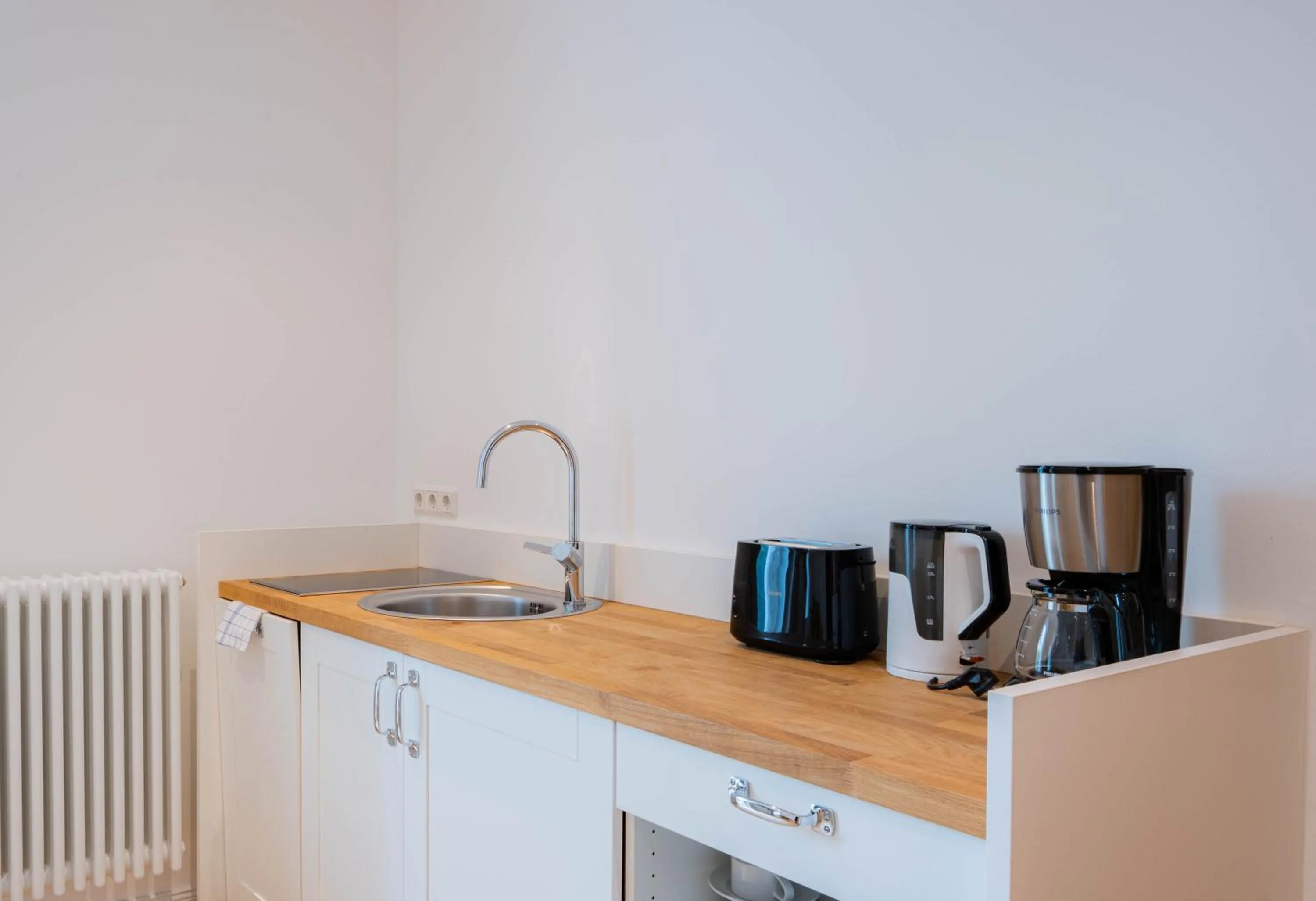 Kitchen or kitchenette in Logierhaus Austernfischer