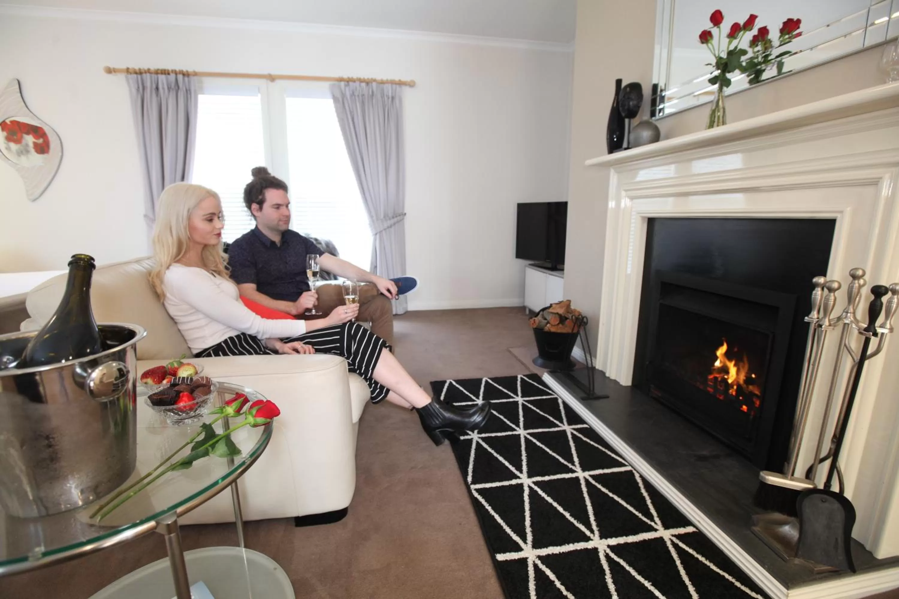 Seating area in Wine and Roses Bed and Breakfast