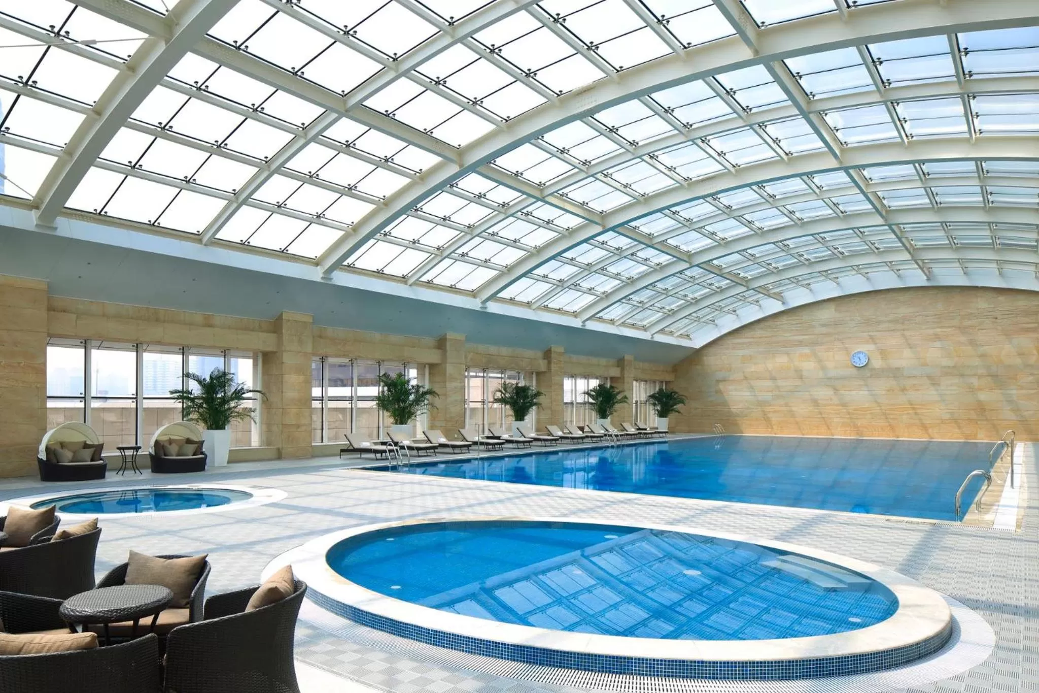 Swimming pool in Crowne Plaza Beijing Lido by IHG