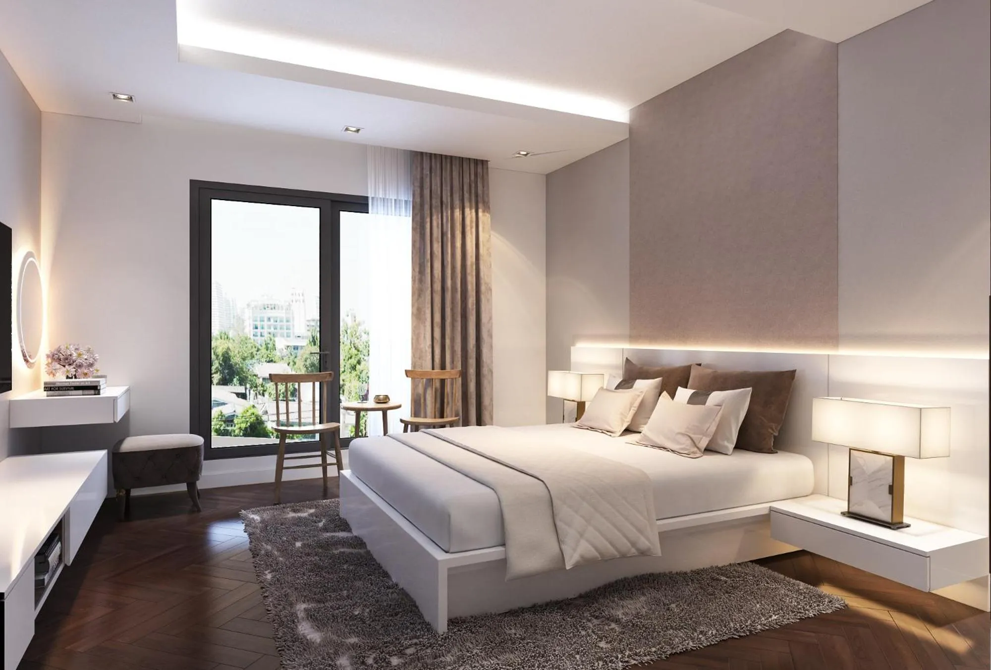 Photo of the whole room, Bed in Ha Noi Hotel near Tan Son Nhat International Airport