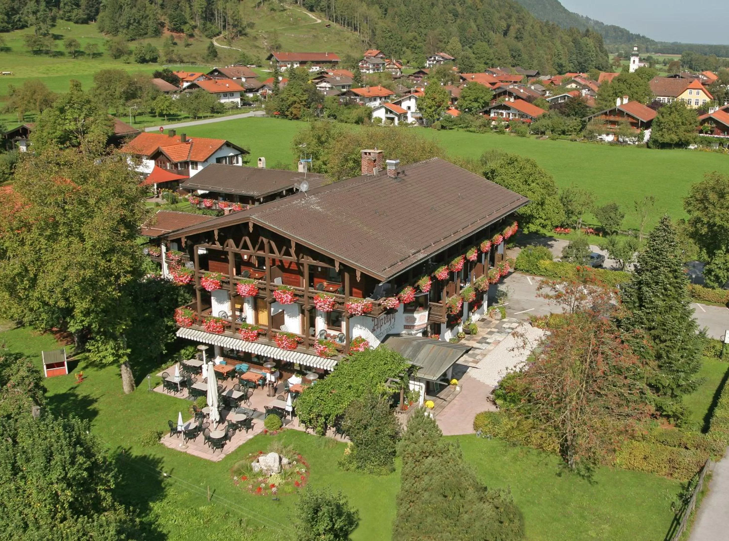 Bird's eye view, Bird's-eye View in Alpenhof Landhotel Restaurant