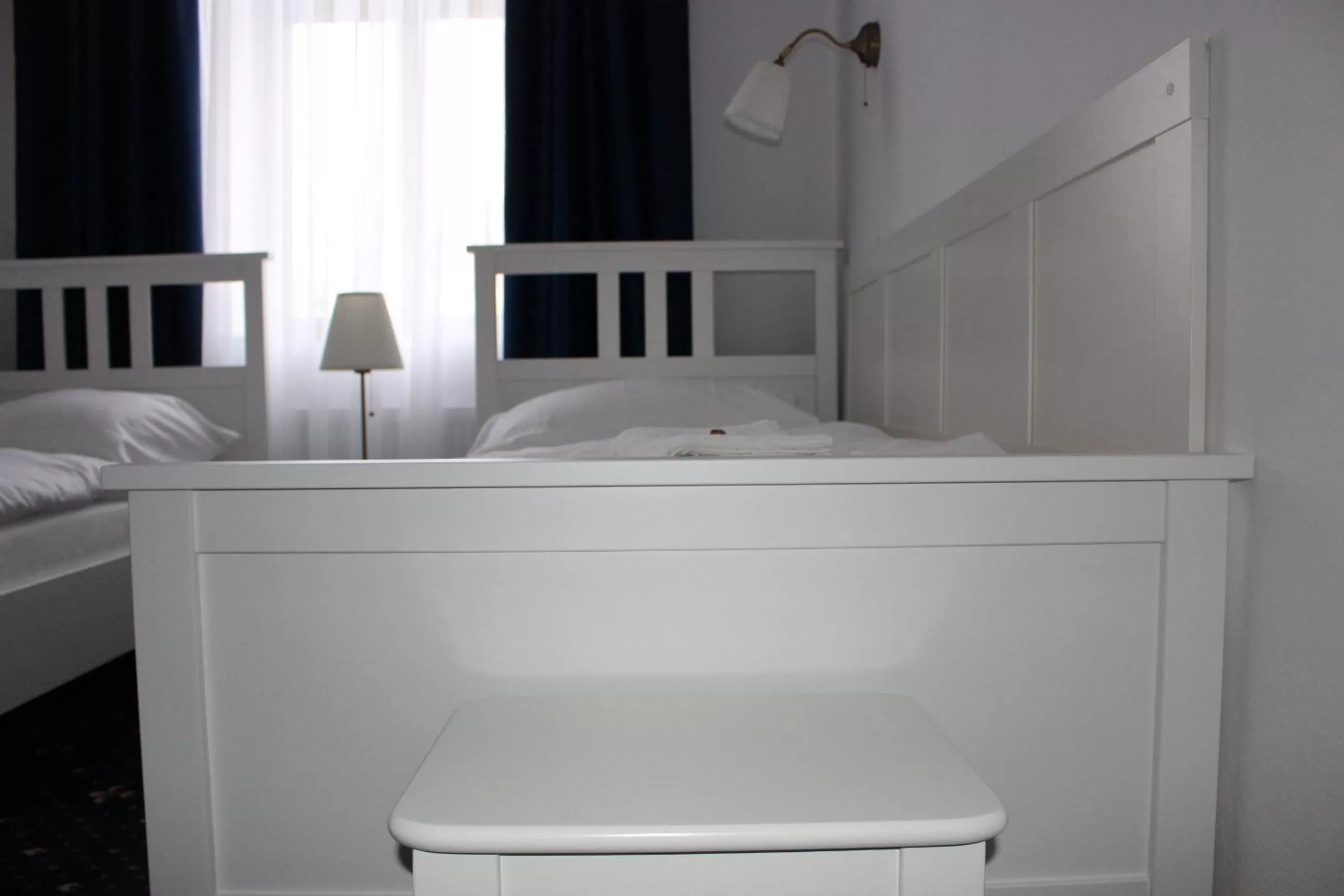 Bed in Hotel Amadeus