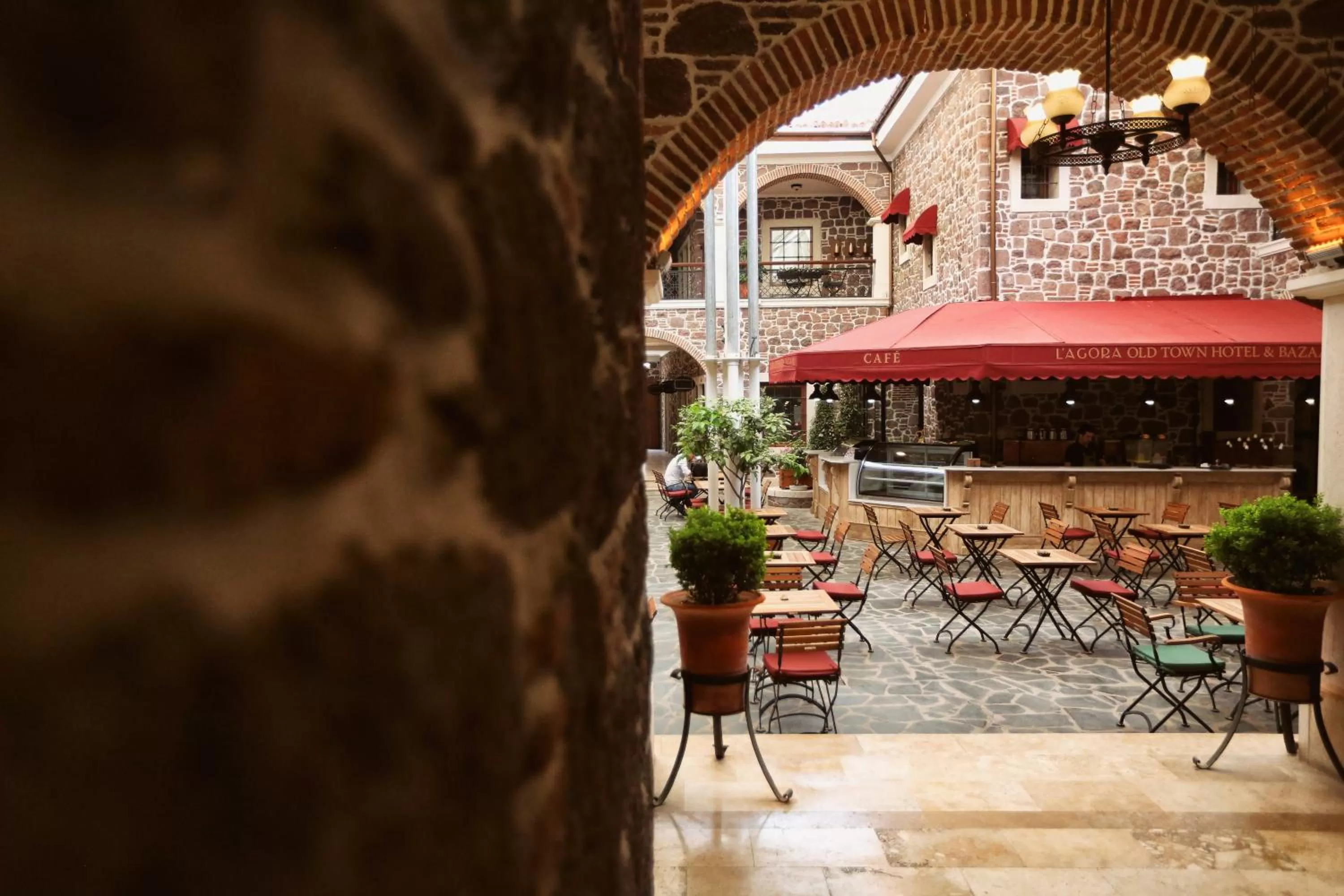 Patio in L'Agora Old Town Hotel & Bazaar