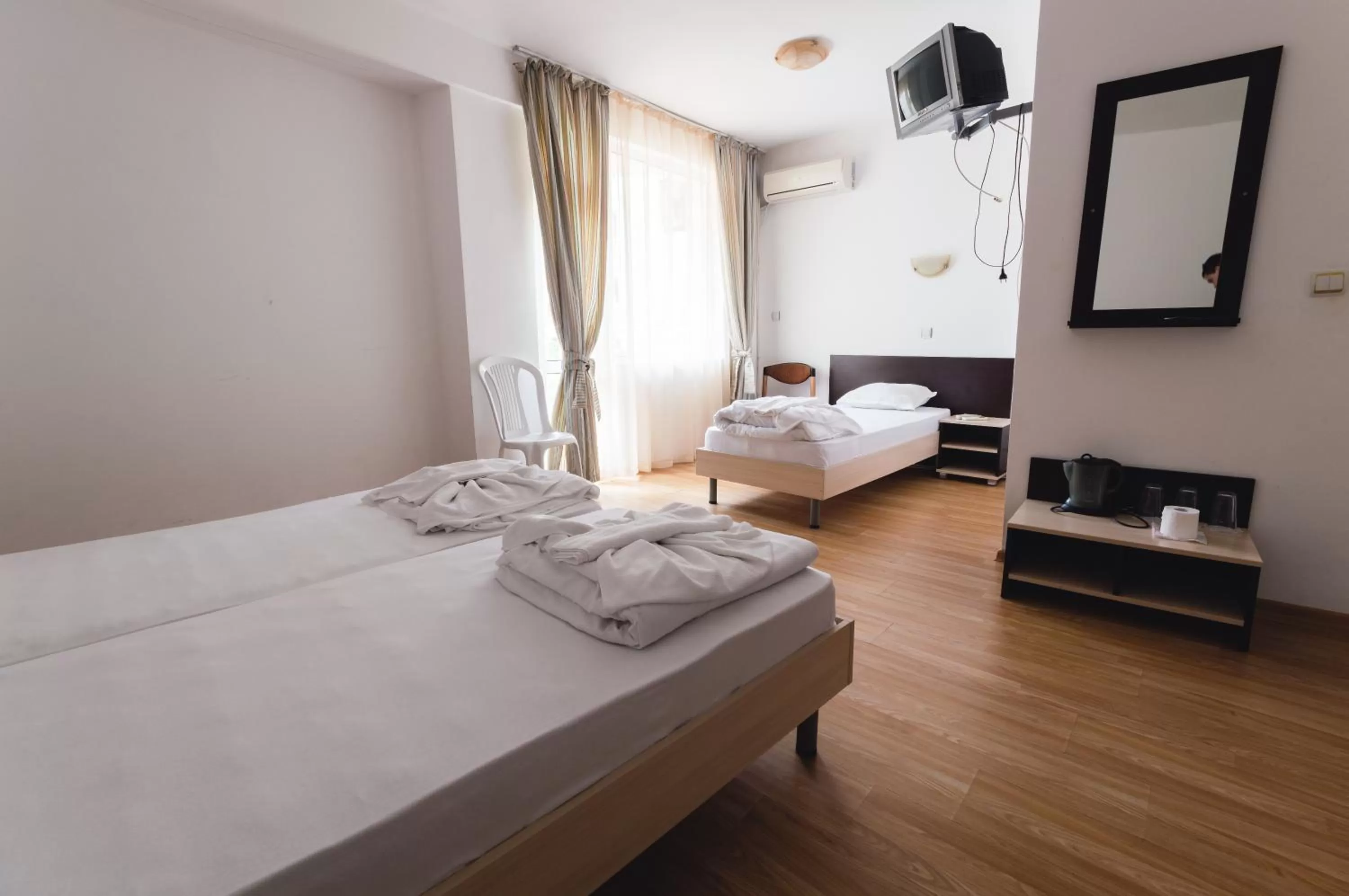 Photo of the whole room, Bed in Plovdiv Hotel