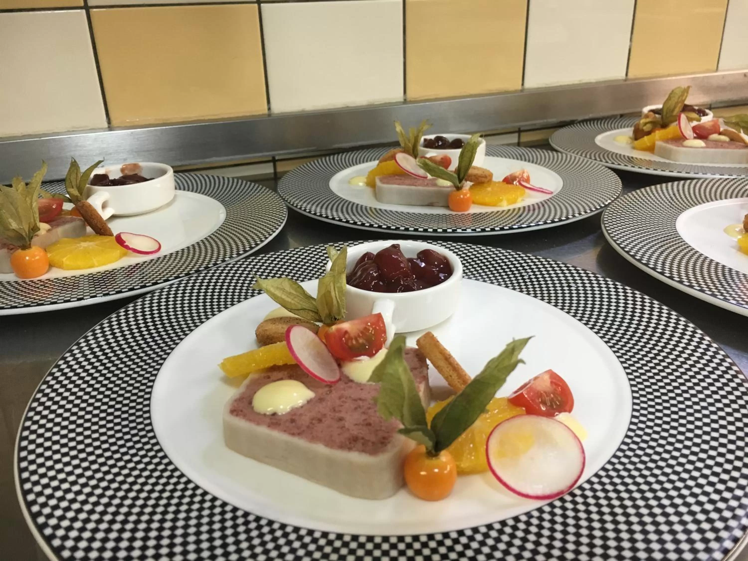 Food close-up in Hotel Brull