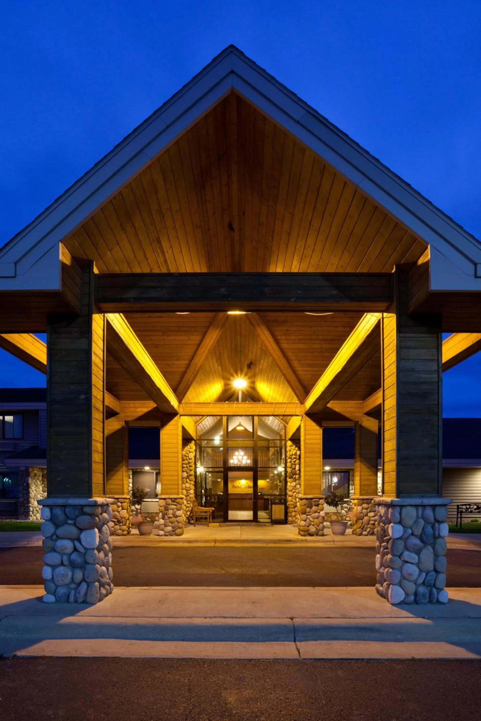 Property building in AmericInn by Wyndham Austin