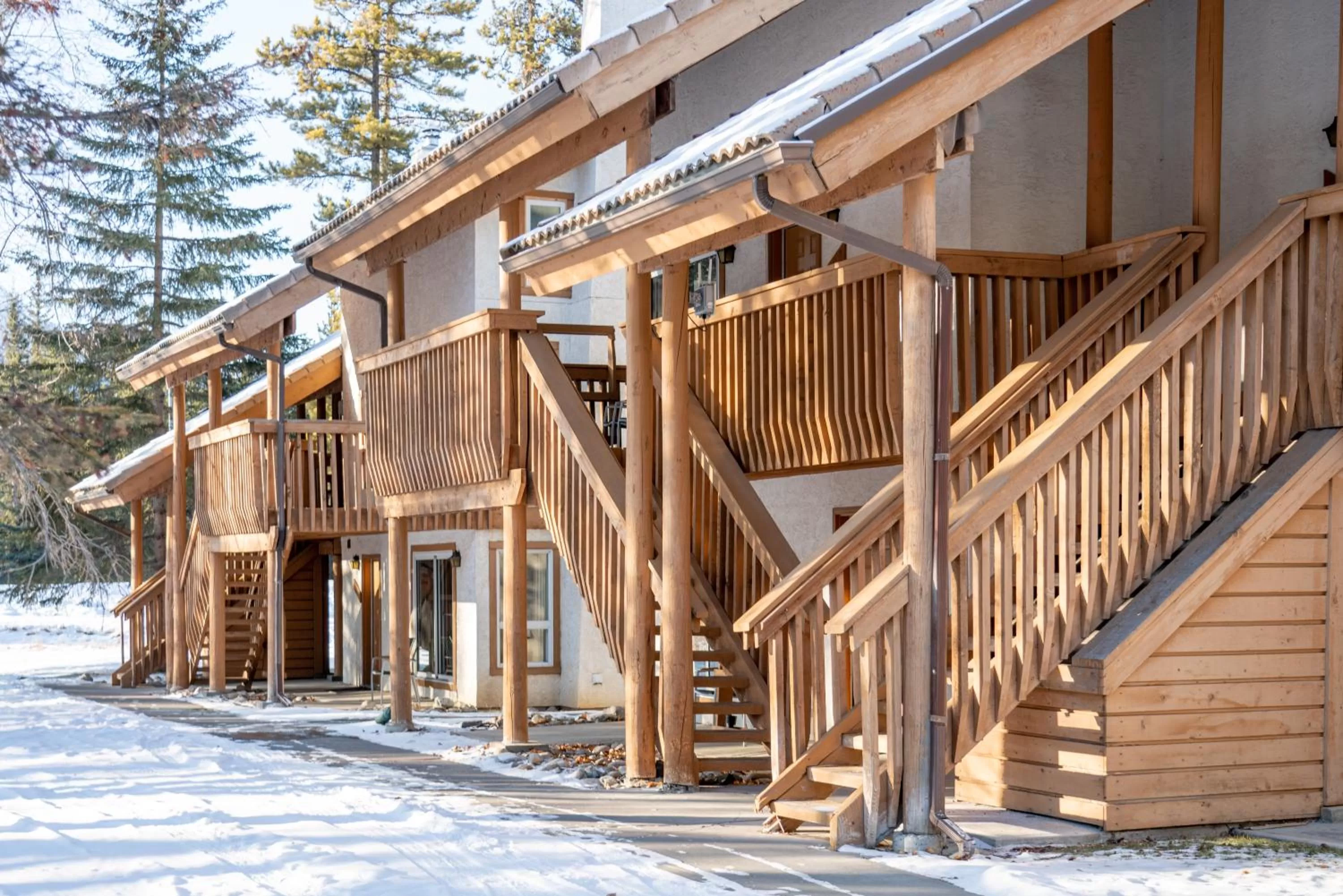 Property building in Banff Rocky Mountain Resort