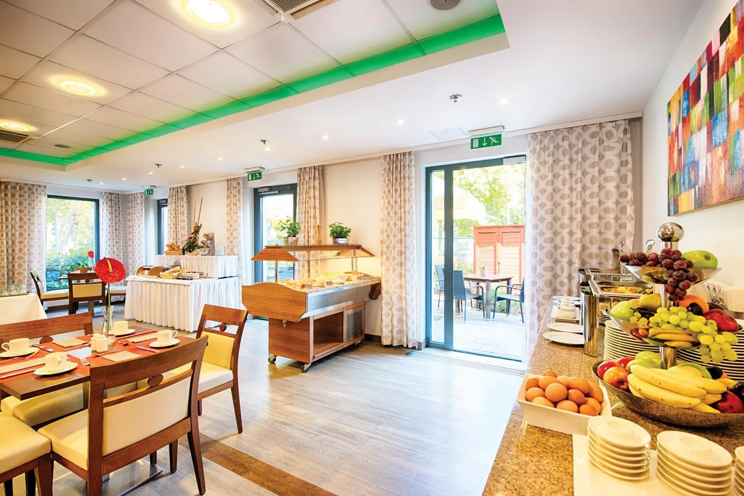 Breakfast in ACHAT Hotel Budapest