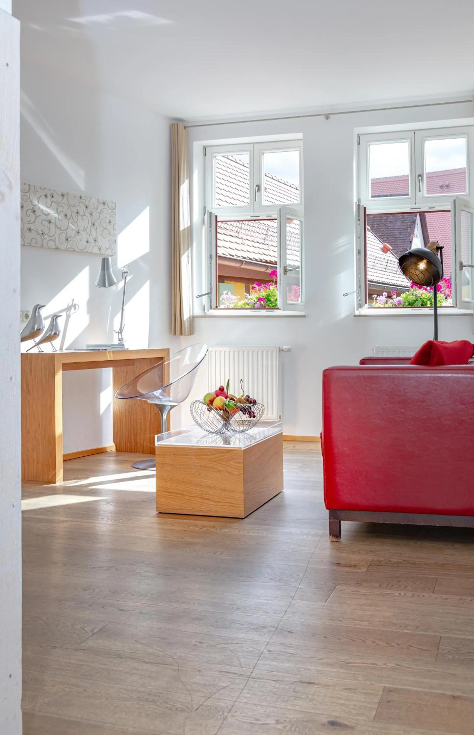 Seating area in hezelhof hotel
