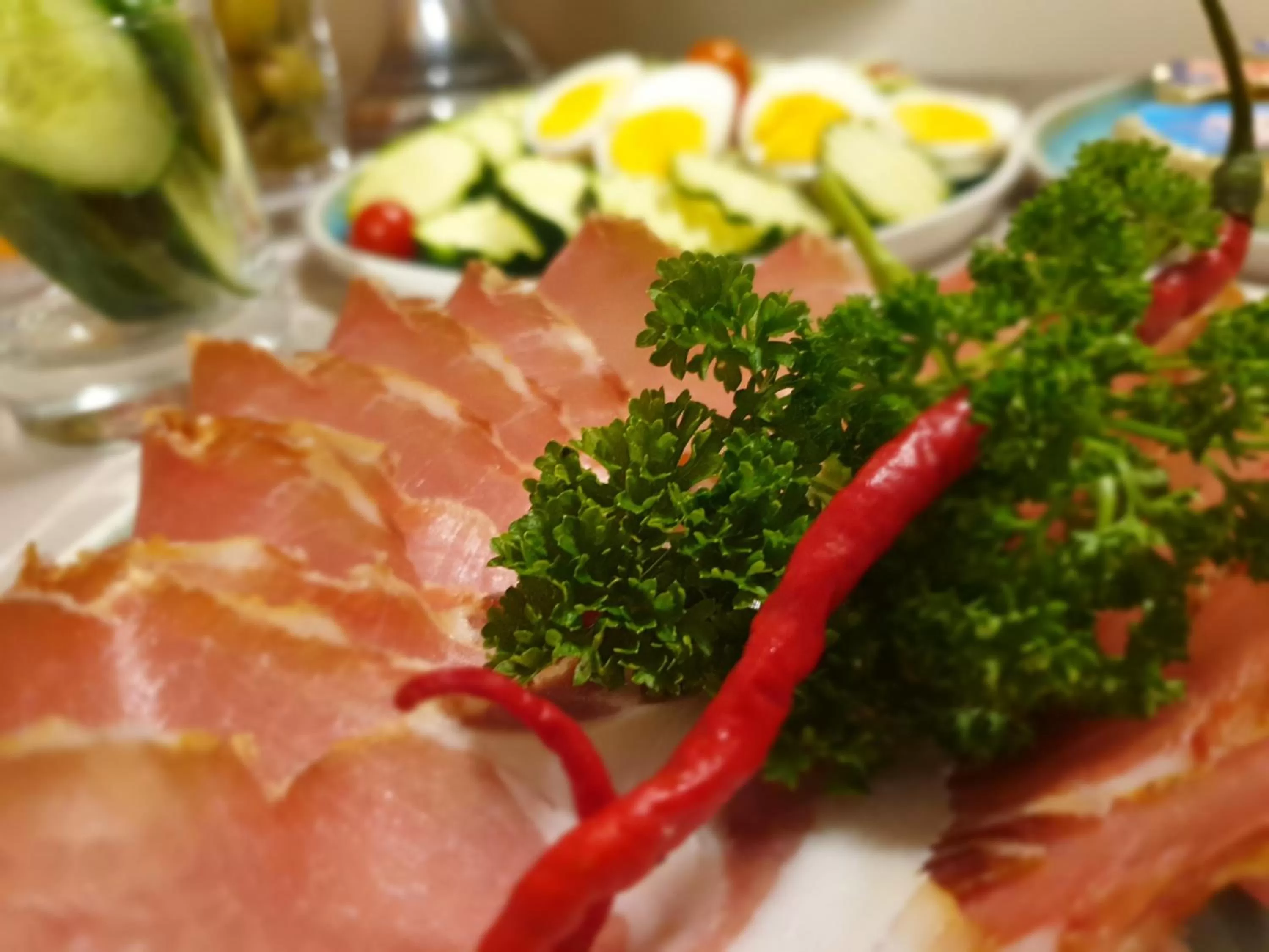 Buffet breakfast, Food in Bed and Breakfast Mittelkärnten